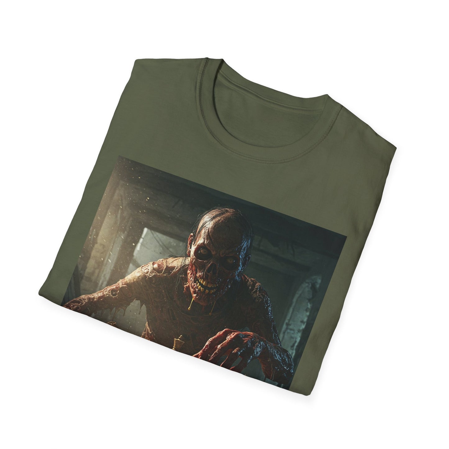 Vintage Chess Monster Unisex Softstyle T-Shirt - Perfect for Game Nights and Fantasy Fans