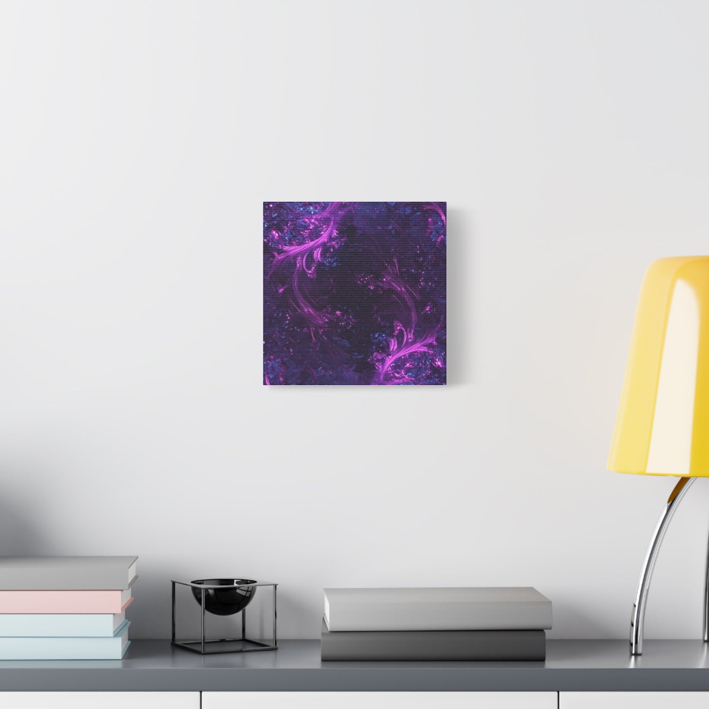 Abstract Purple Fractal Canvas Print - Artistic Wall Décor