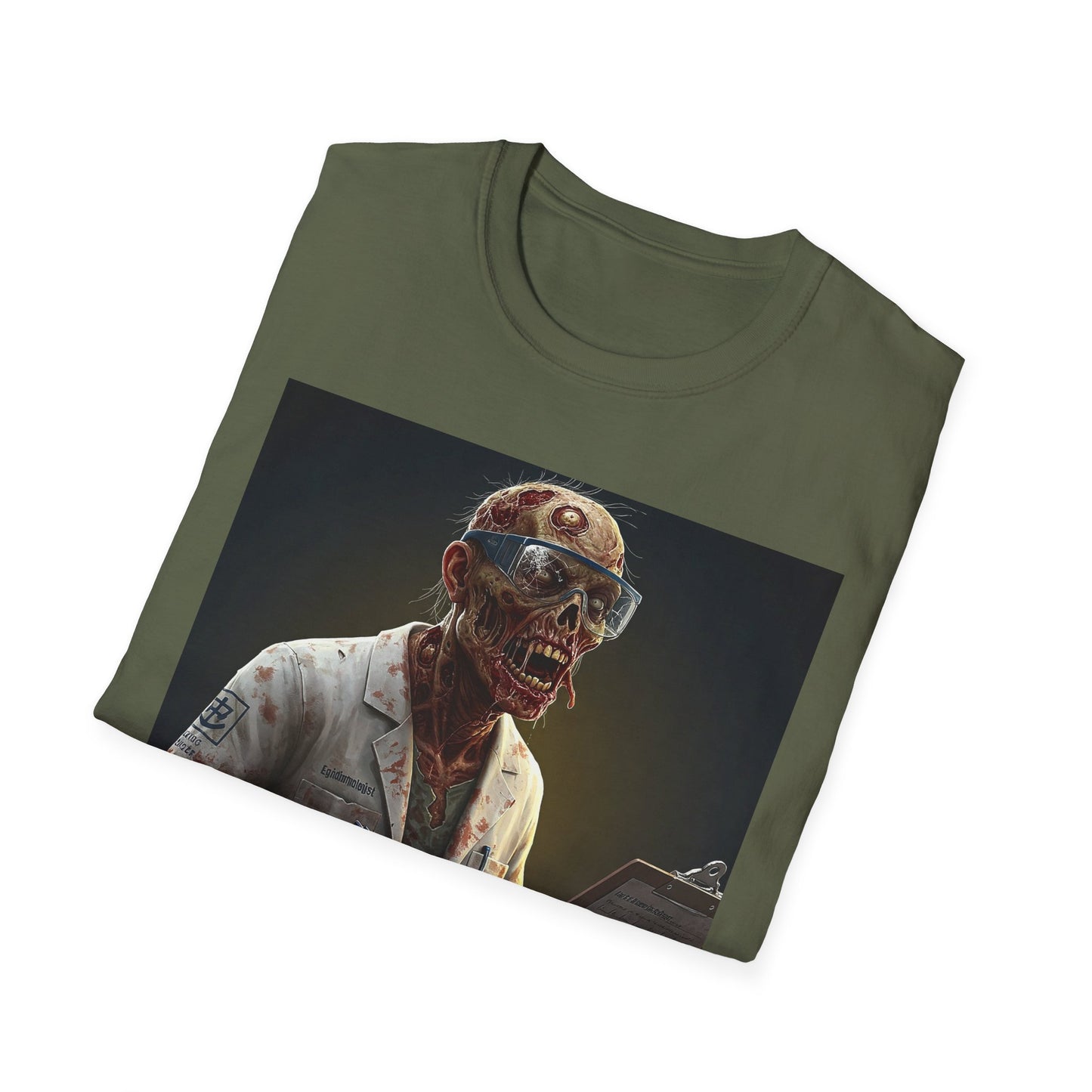 Zombie Doctor Graphic T-Shirt for Horror Fans