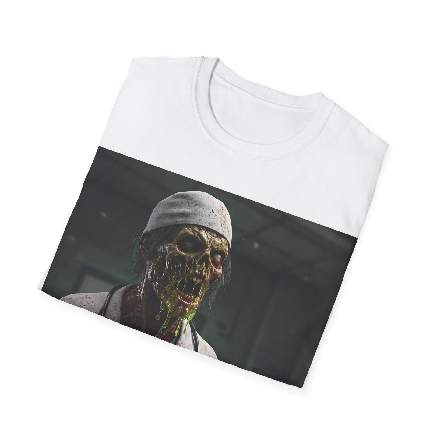 UK - Zombie Doctor Graphic T-Shirt | Unisex Horror Tee for Halloween