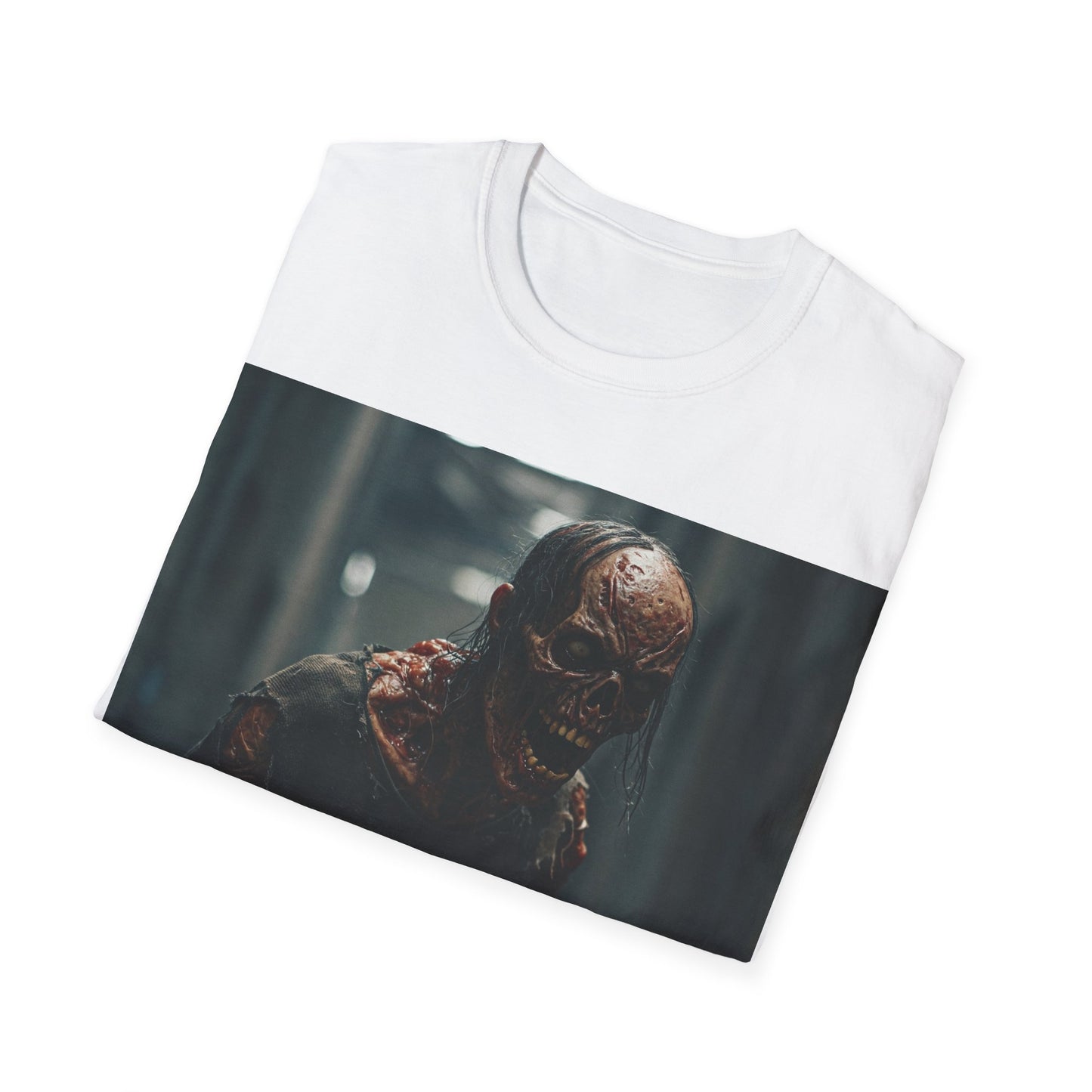 UK - Apocalyptic Portrait Tee, bold, decaying zombie graphic
