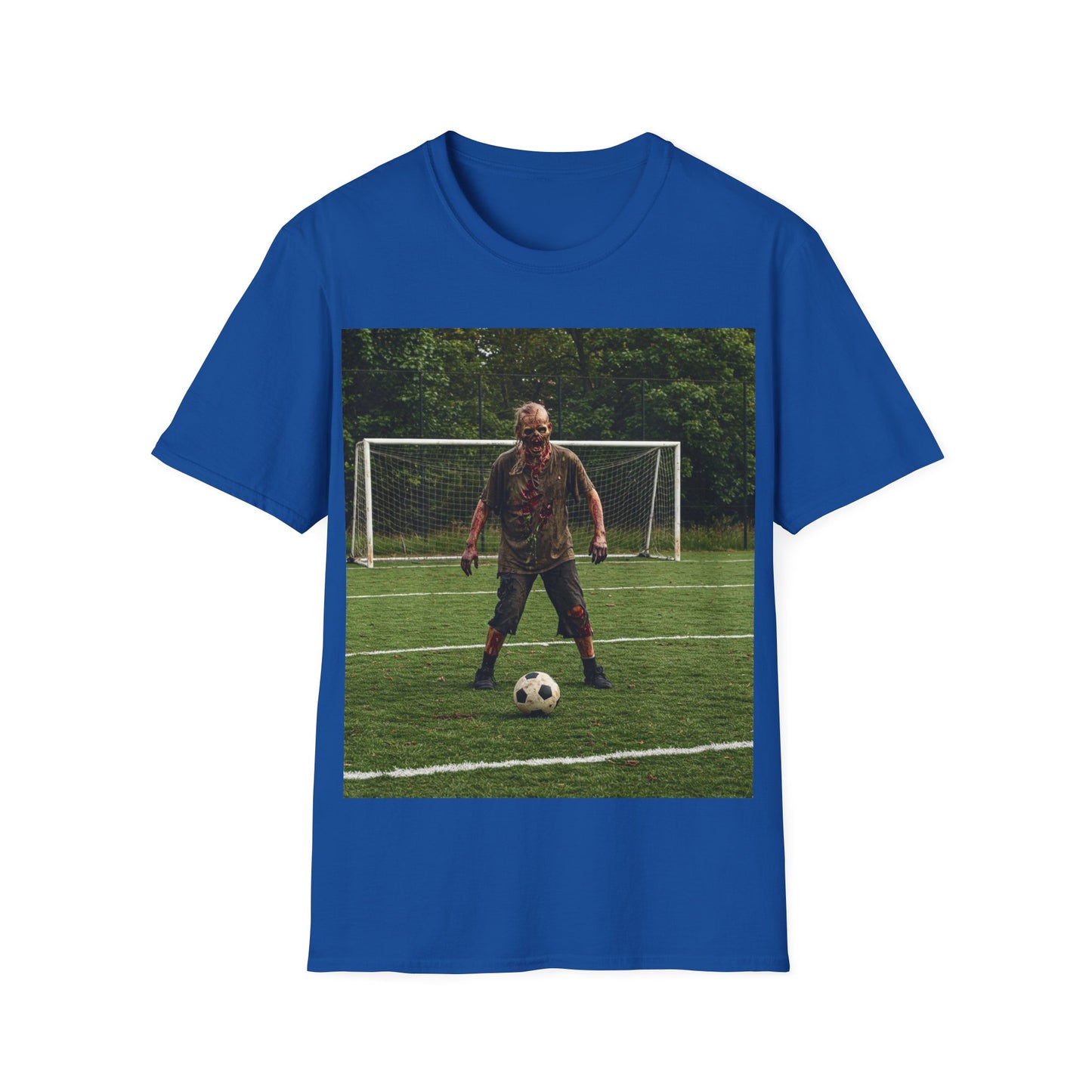 UK - Soccer Themed Unisex Softstyle T-Shirt - Perfect for Sports Lovers