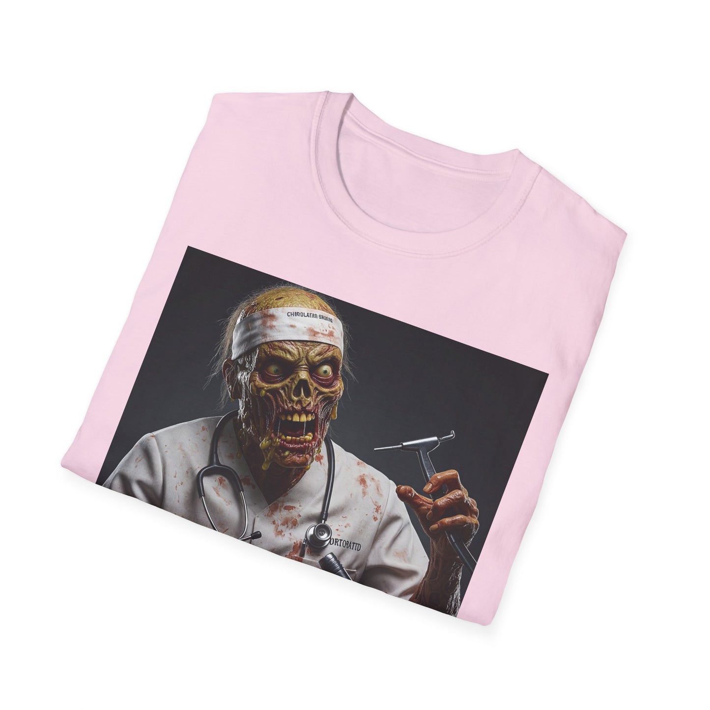 Zombie Doctor Unisex Softstyle T-Shirt - Perfect for Halloween & Horror Fans