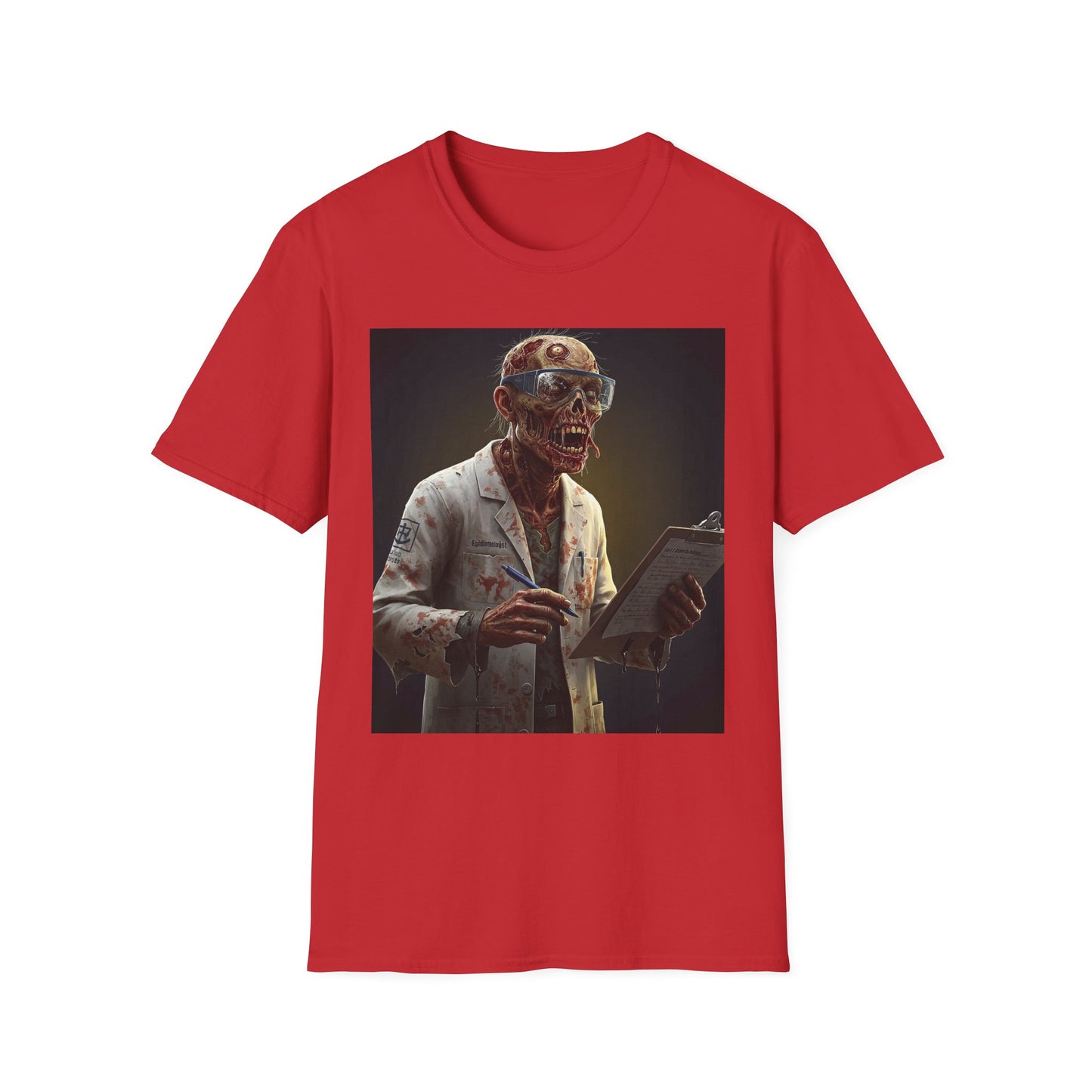Zombie Doctor Graphic T-Shirt for Horror Fans