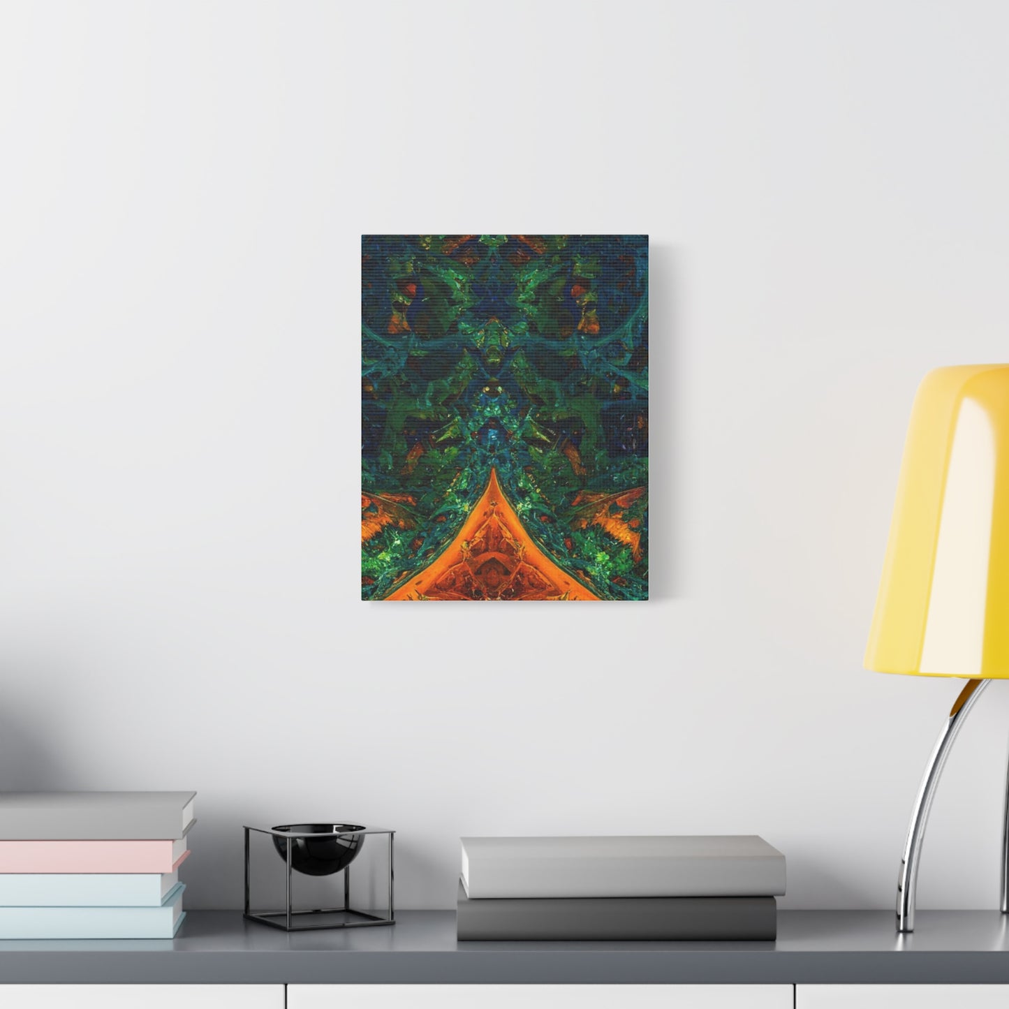 Vibrant Abstract Fractal Art Canvas Print