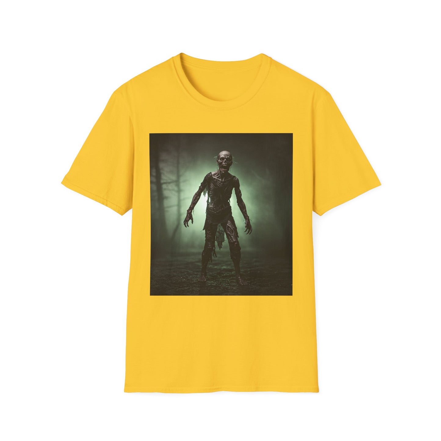 Unisex Horror Graphic Tee - Spooky Zombie Design for Halloween