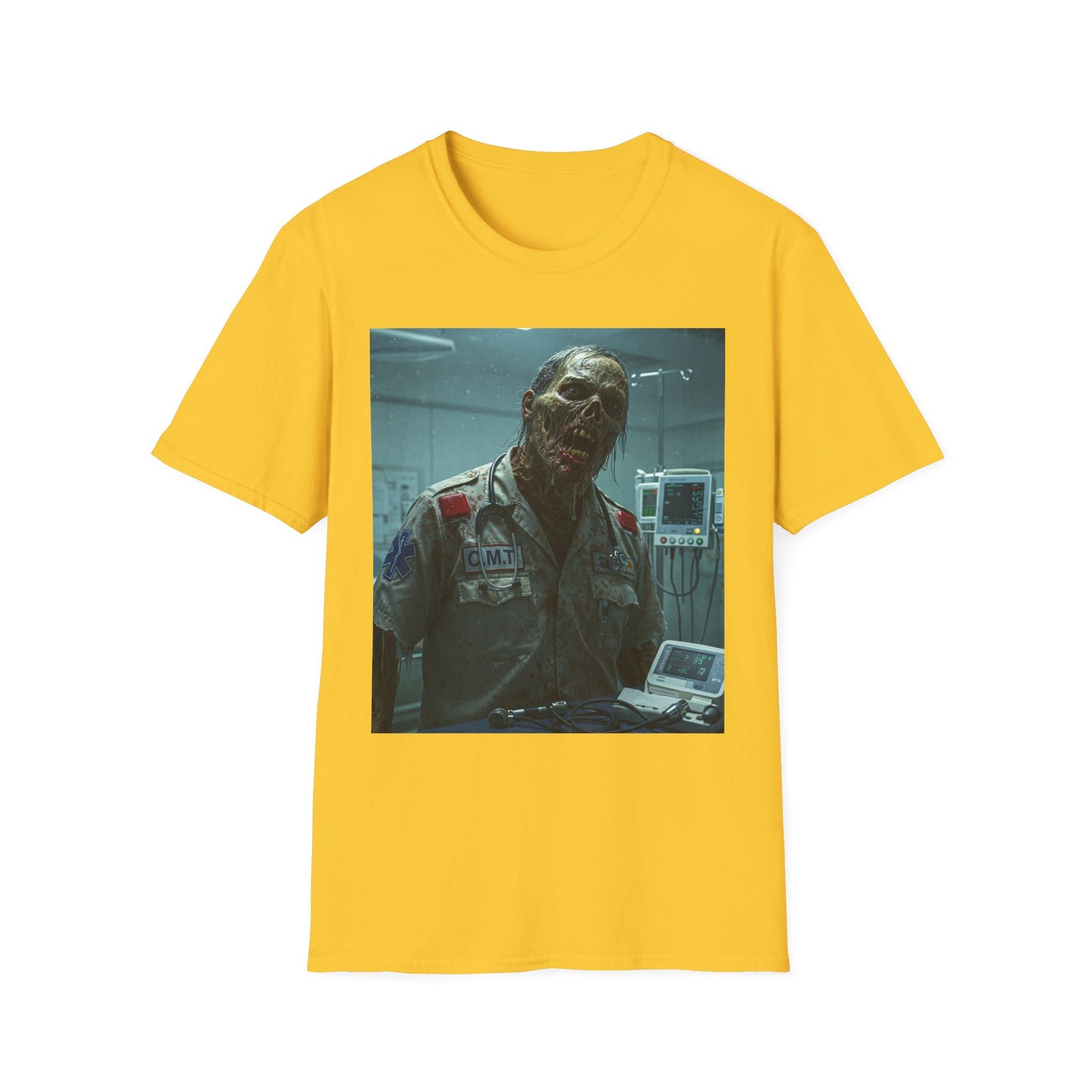 Unisex Horror Graphic T-Shirt - Creepy Zombie Design