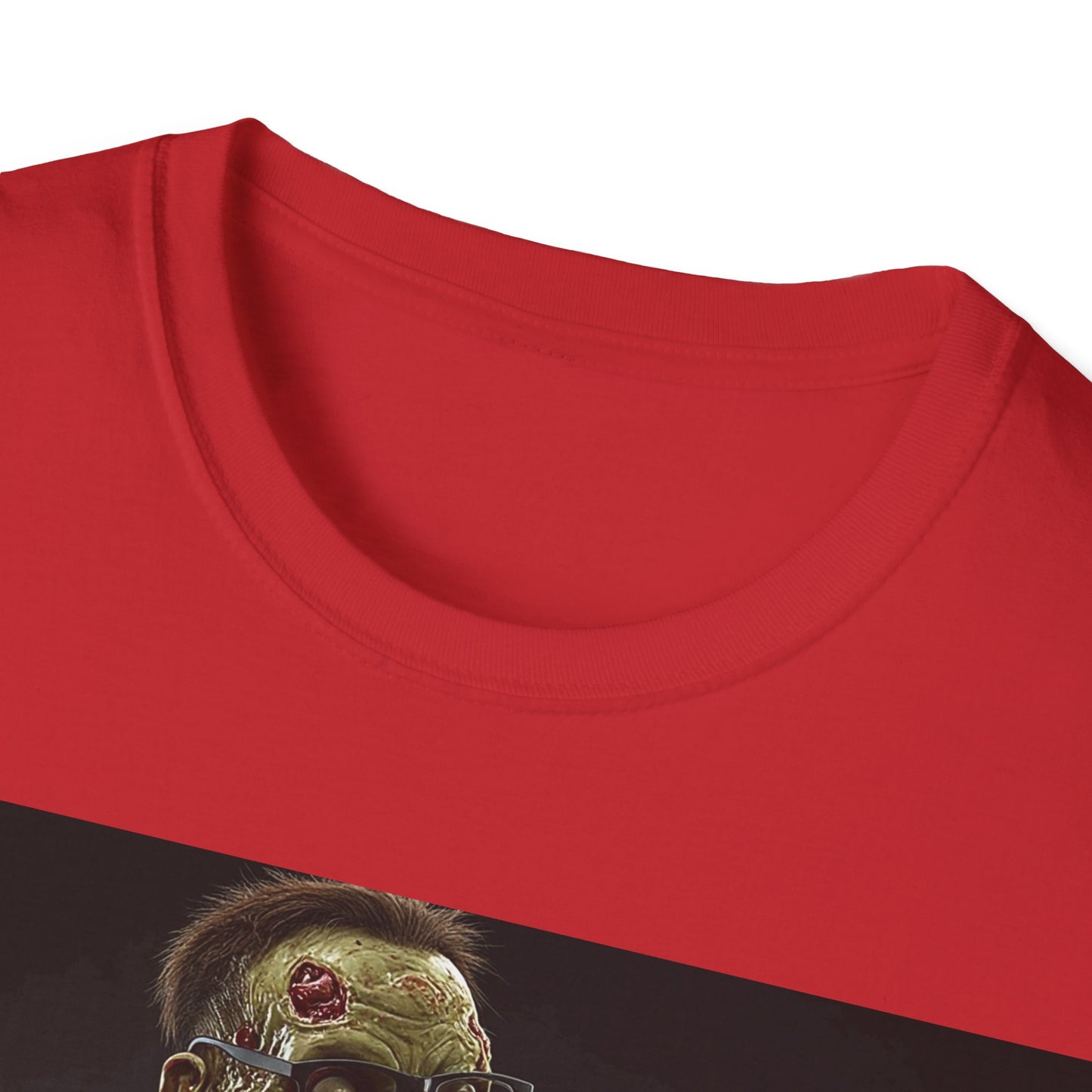 UK - Zombie Graphic Unisex Softstyle T-Shirt - Perfect for Halloween and Casual Wear