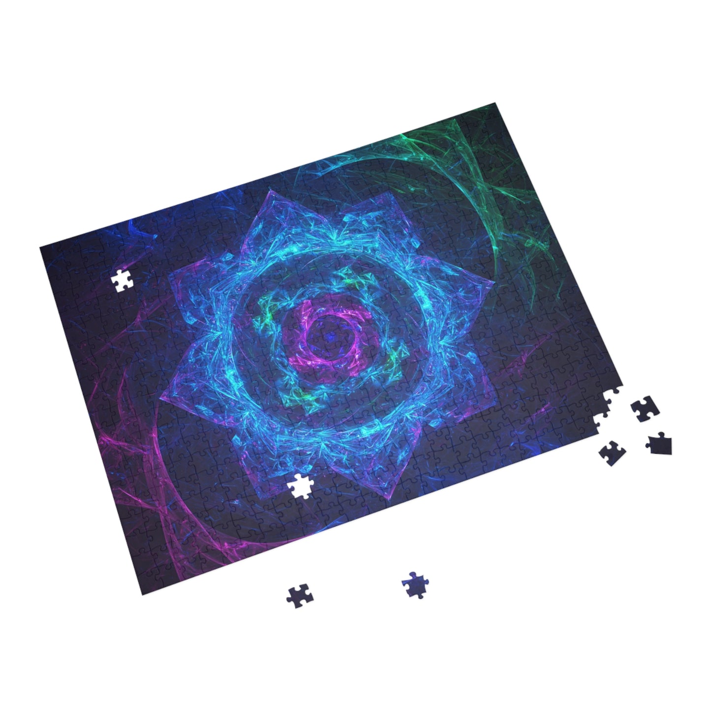 Colorful Mandala Puzzle (96, 252, 500, 1000-Piece) - Perfect for Relaxation and Mindfulness