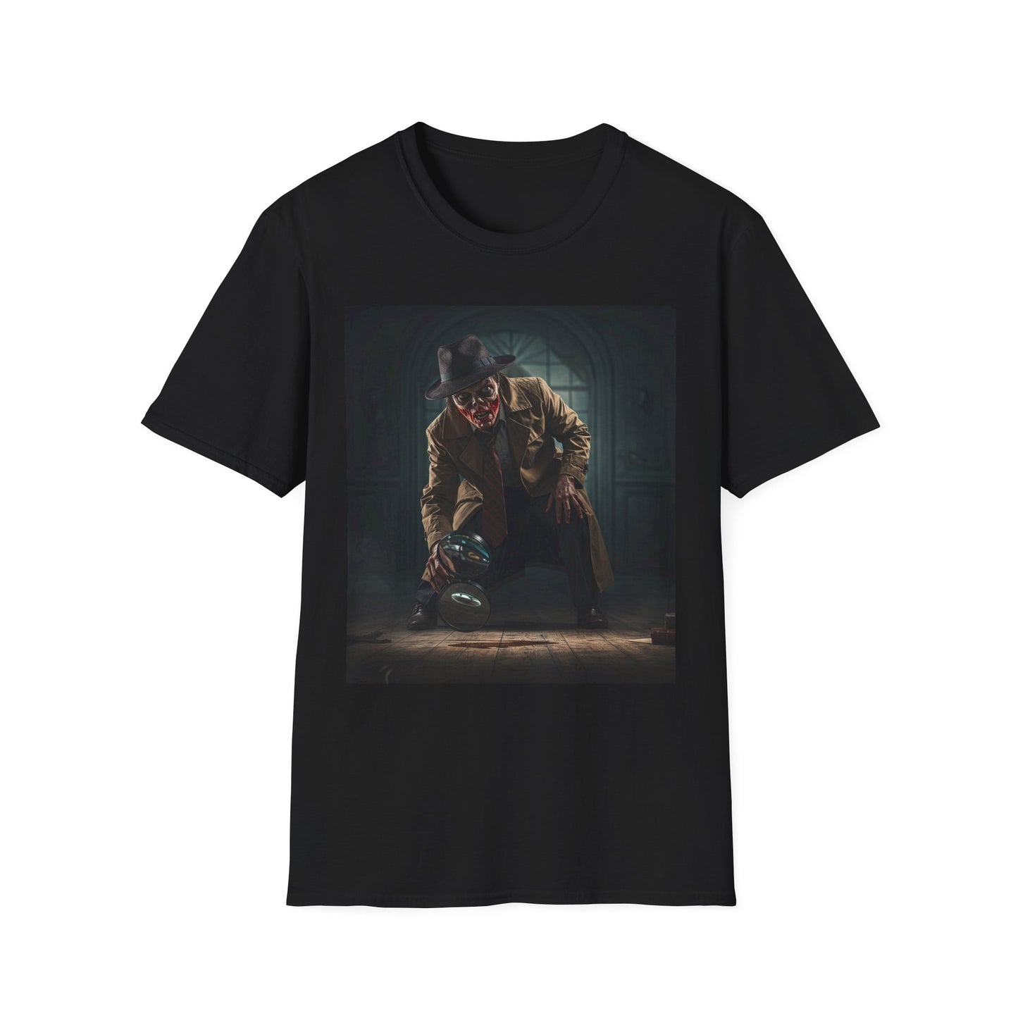 Unisex Horror-Themed Softstyle T-Shirt - Perfect for Halloween and Horror Fans