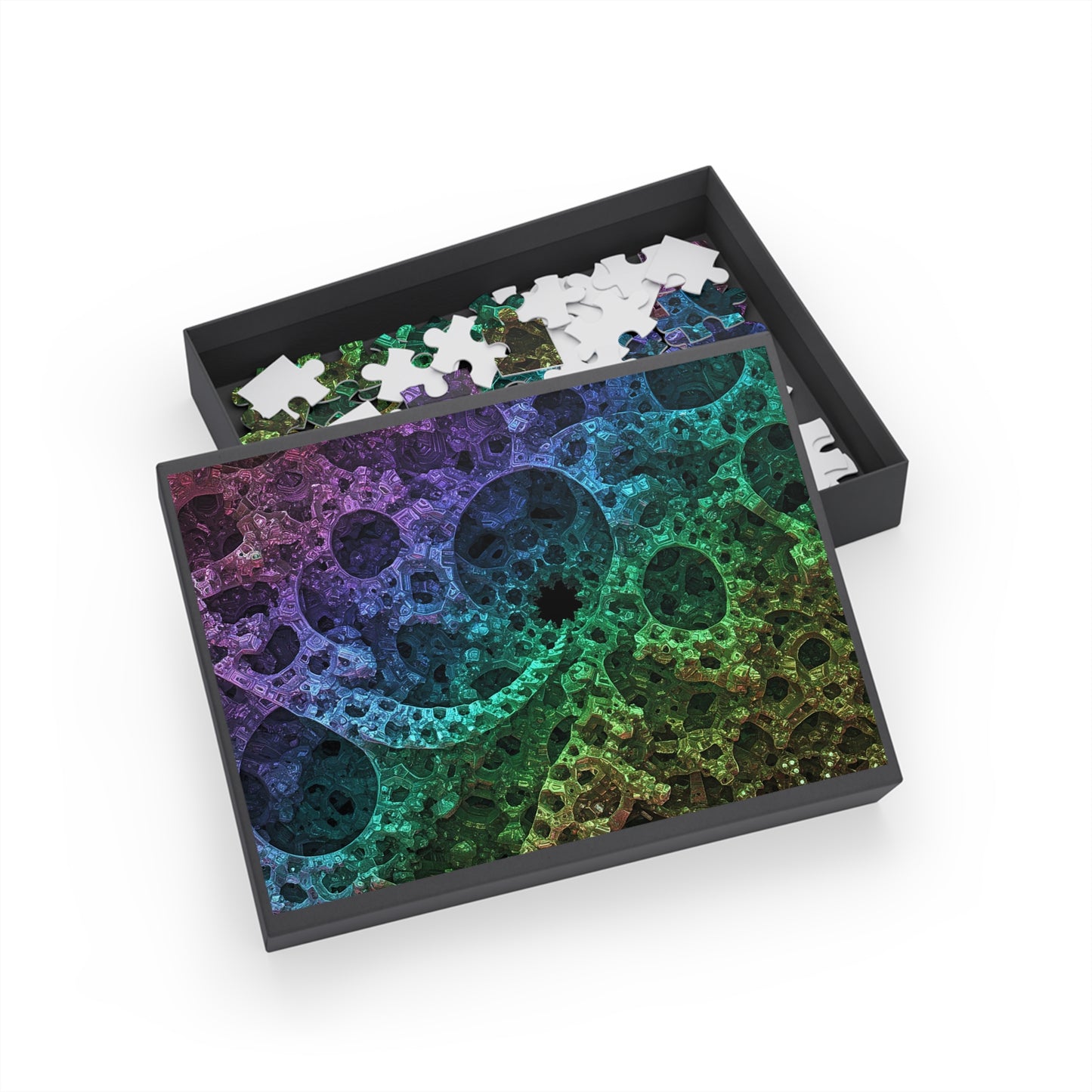 007 - Fractal Puzzle (96, 252, 500, 1000-Piece) - Fun Family Activity and Gift