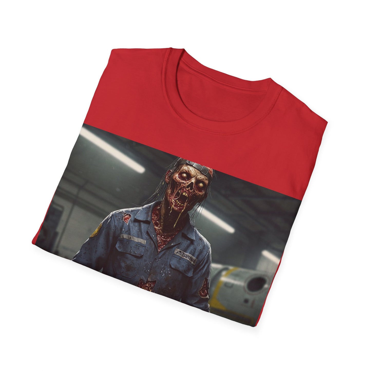 UK - Unisex Softstyle Horror Graphic T-Shirt - Perfect for Halloween and Horror Fans
