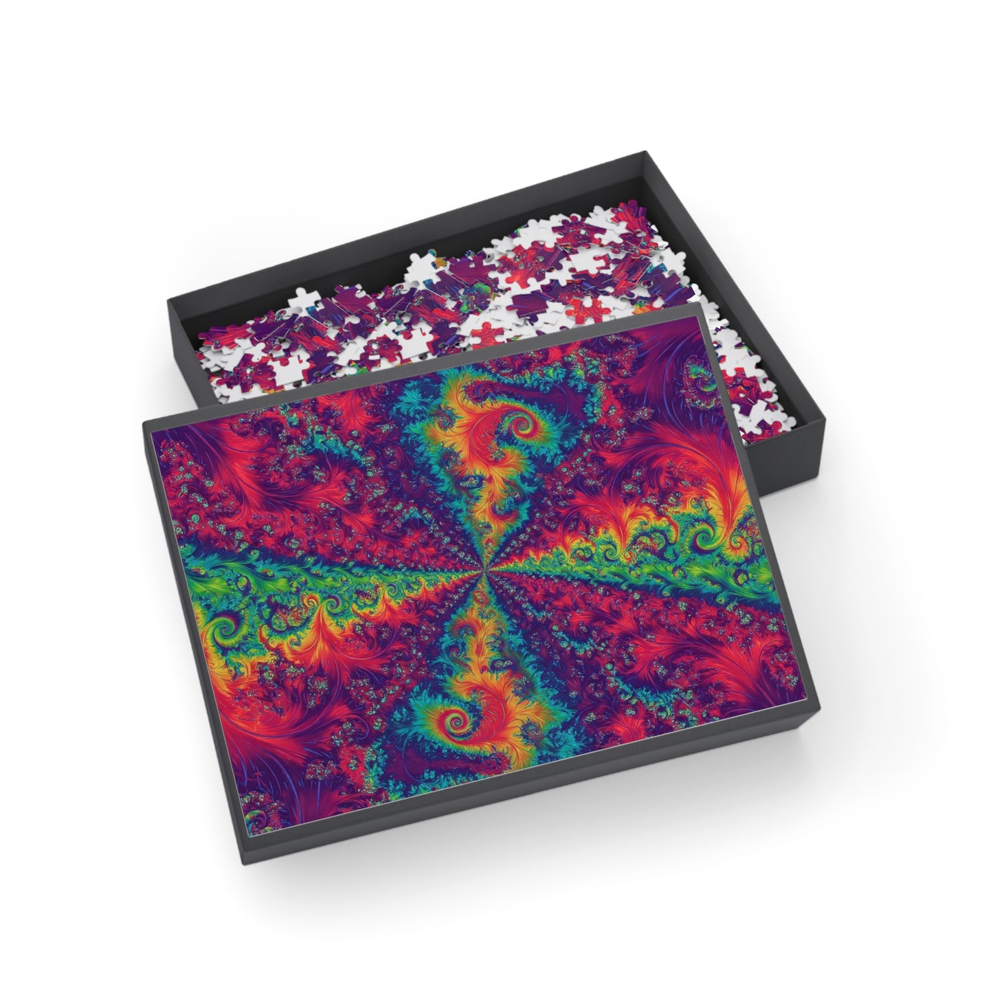 002 - Fractal Puzzle (96, 252, 500, 1000-Piece) - Fun Family Activity and Gift