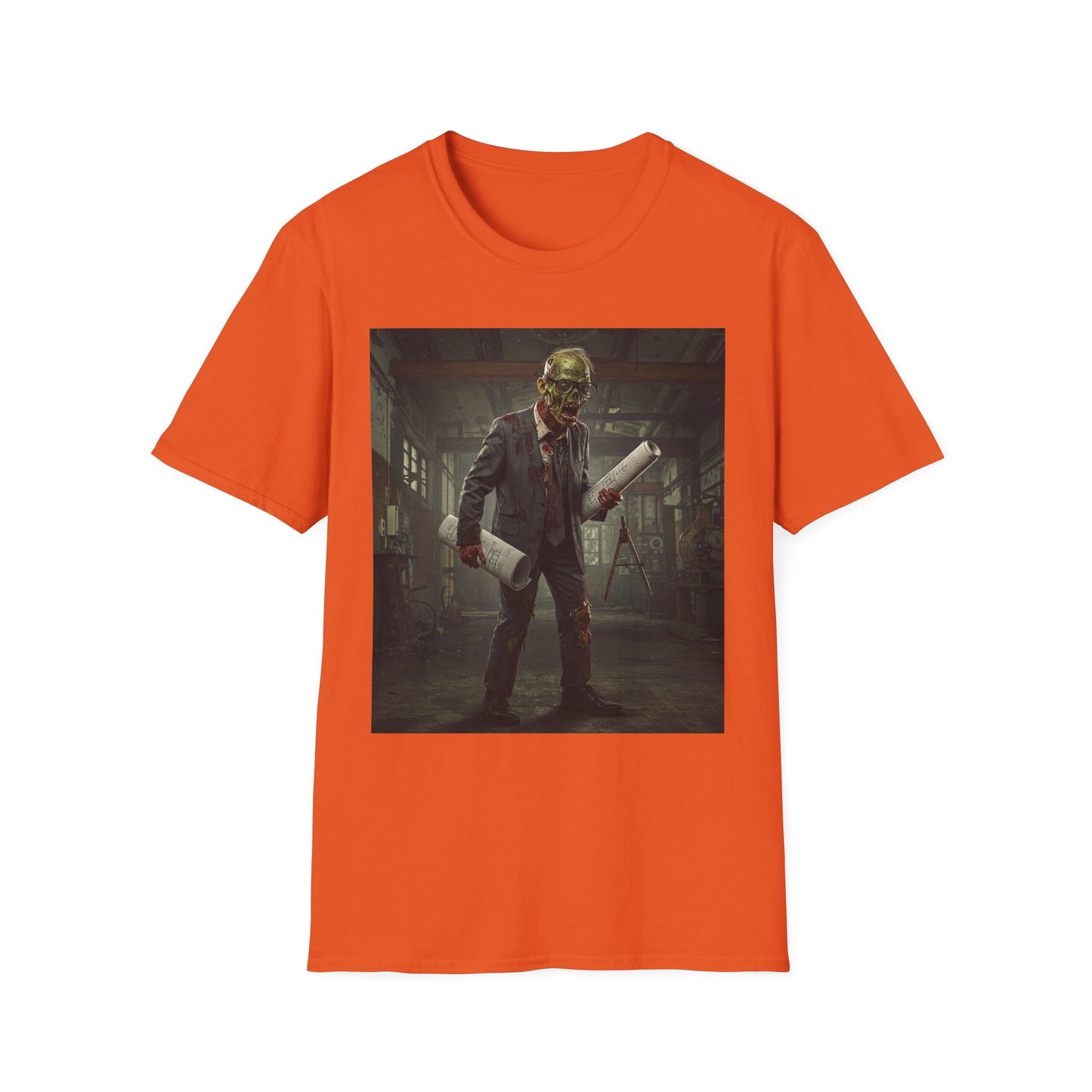 Zombie Apocalypse Unisex Softstyle T-Shirt - Perfect for Halloween and Horror Fans