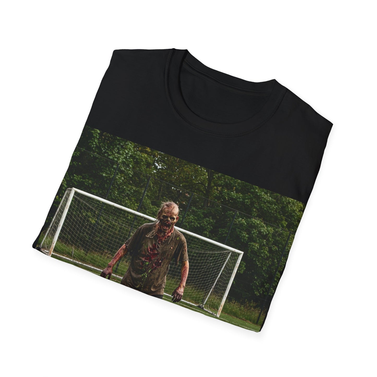 UK - Soccer Themed Unisex Softstyle T-Shirt - Perfect for Sports Lovers