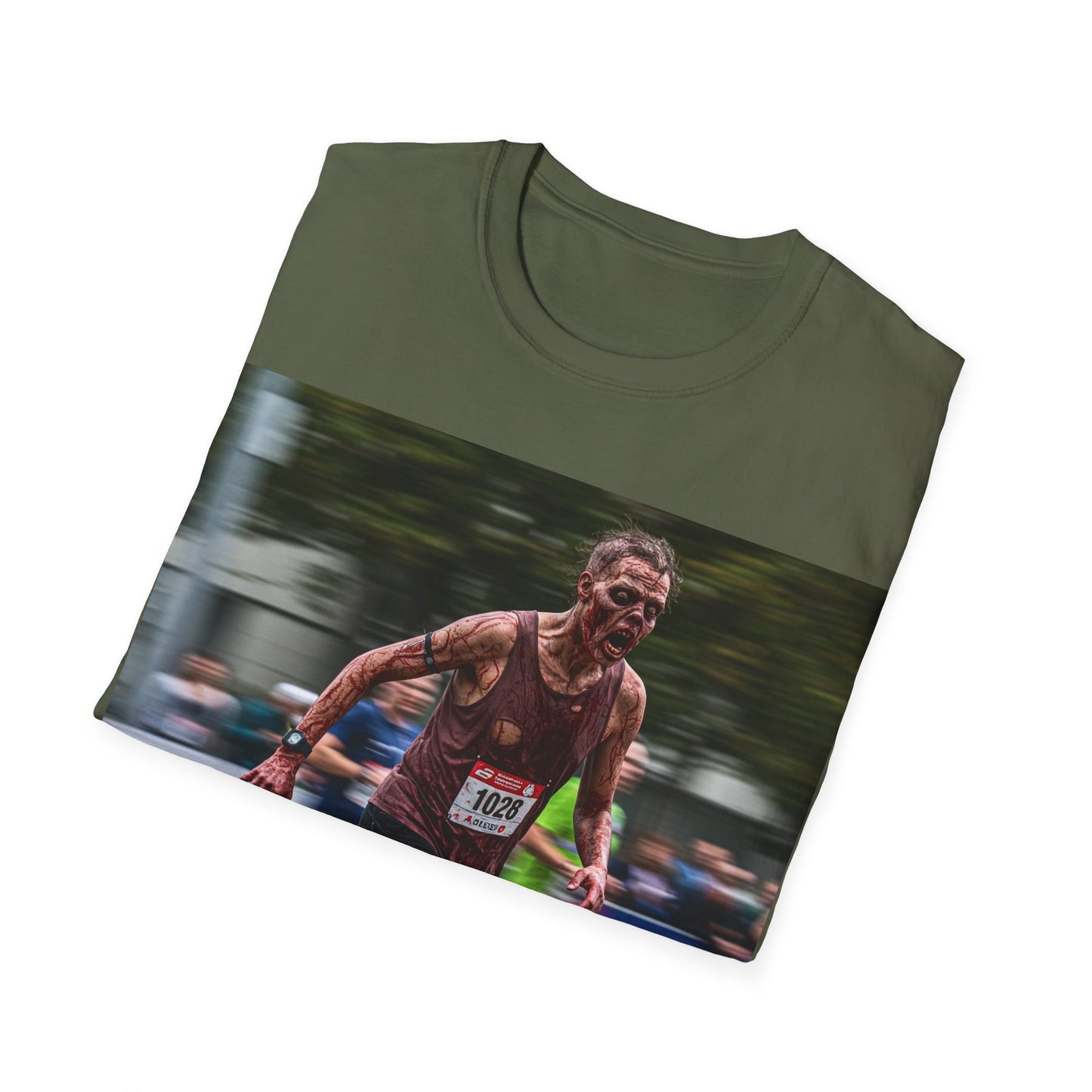 UK - Motivational Run Unisex Softstyle T-Shirt - Perfect for Runners and Fitness Enthusiasts