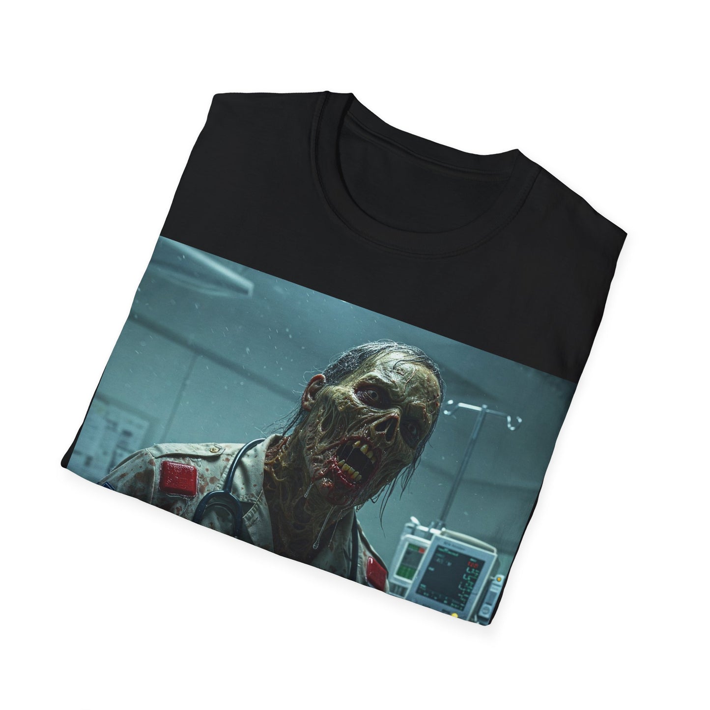 UK - Unisex Horror Graphic T-Shirt - Creepy Zombie Design