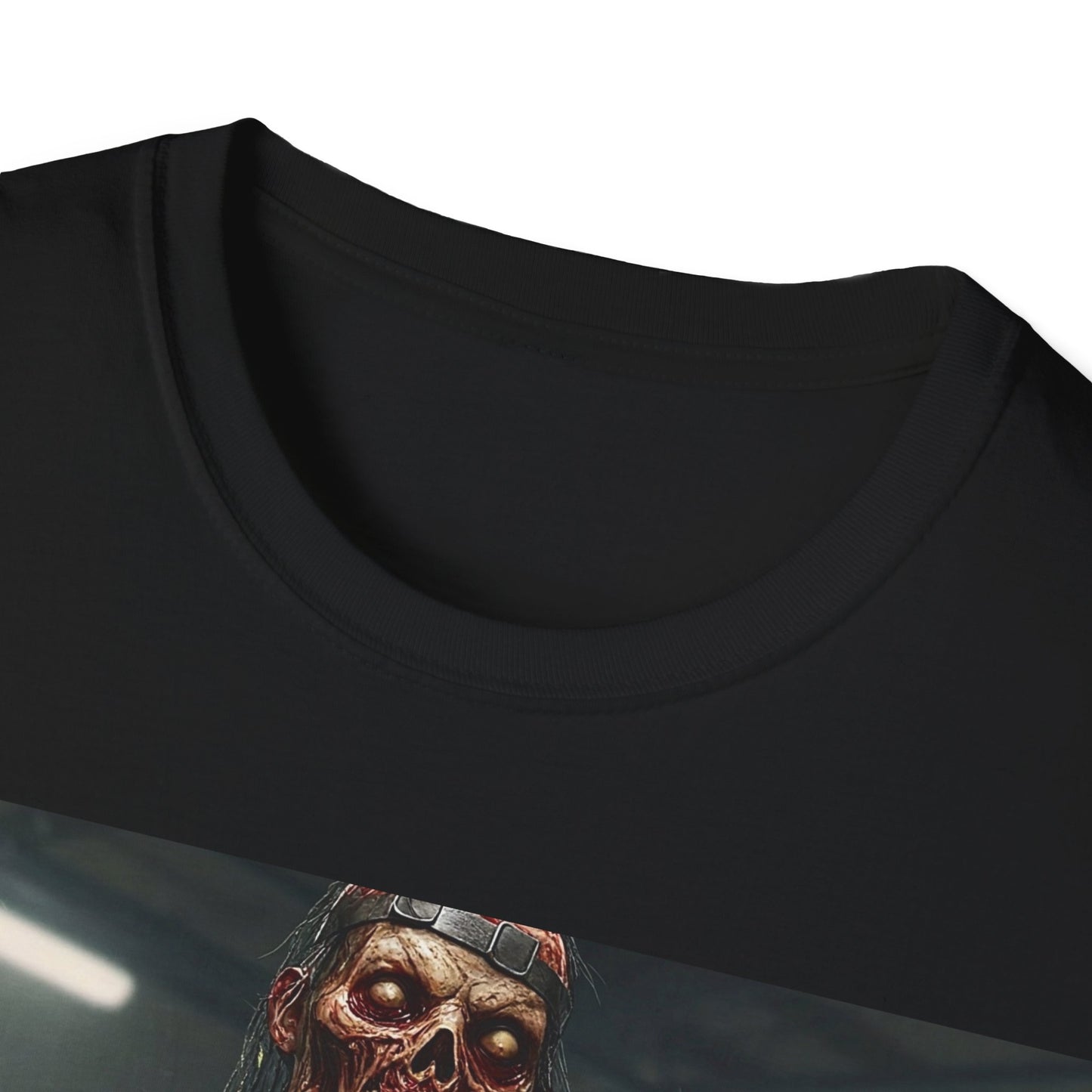 UK - Unisex Softstyle Horror Graphic T-Shirt - Perfect for Halloween and Horror Fans