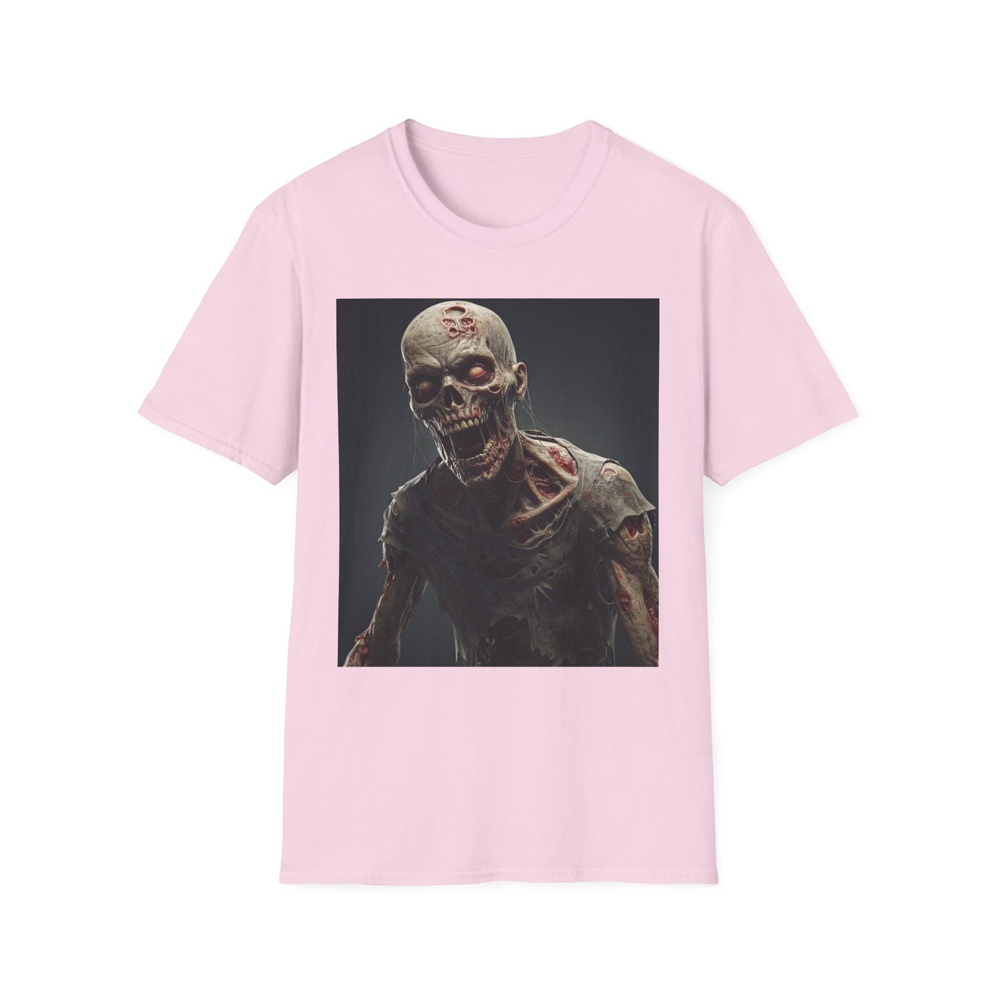 Zombie Graphic Unisex Softstyle T-Shirt | Perfect for Halloween and Horror Fans