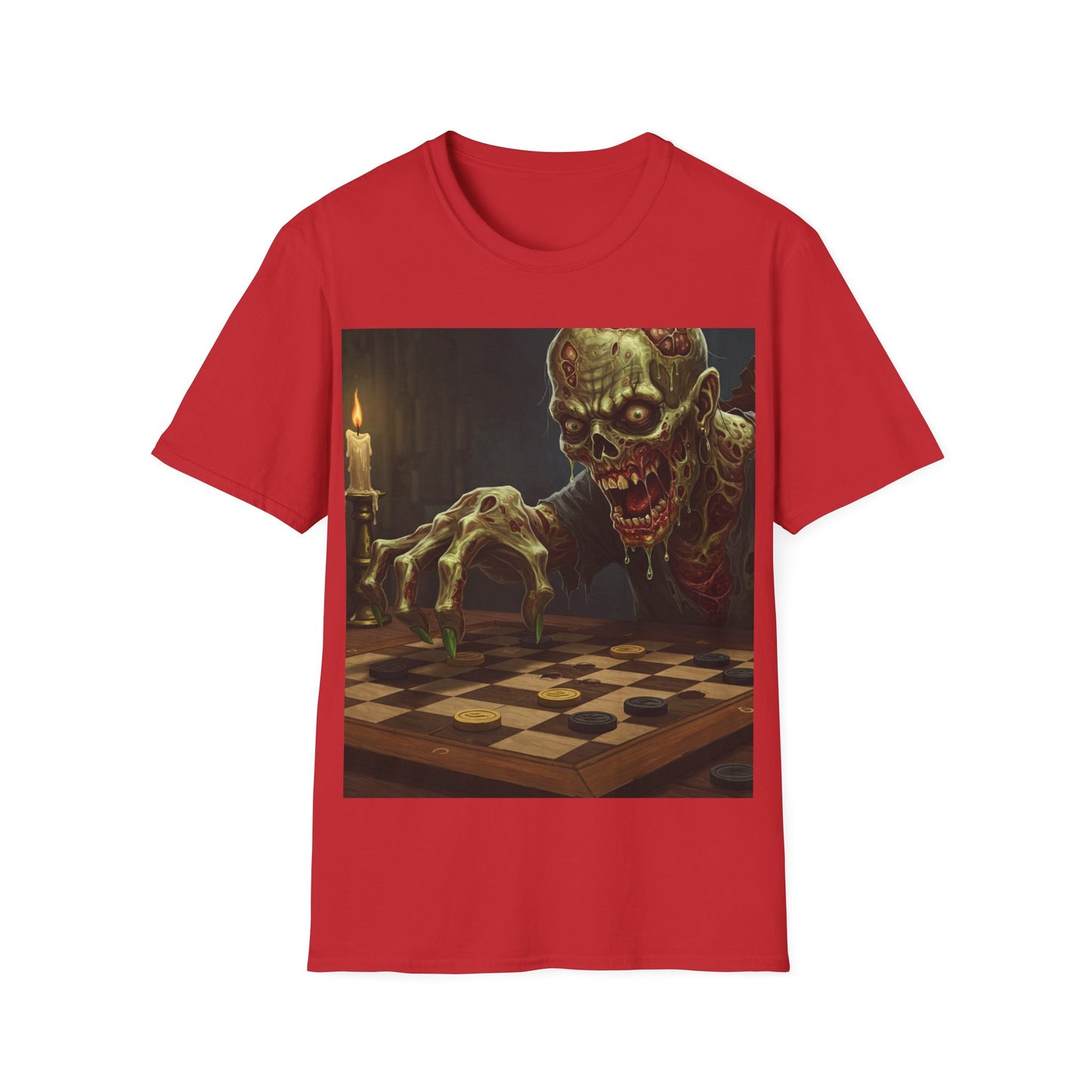 UK - Gamer Zombie Chess Unisex Softstyle T-Shirt