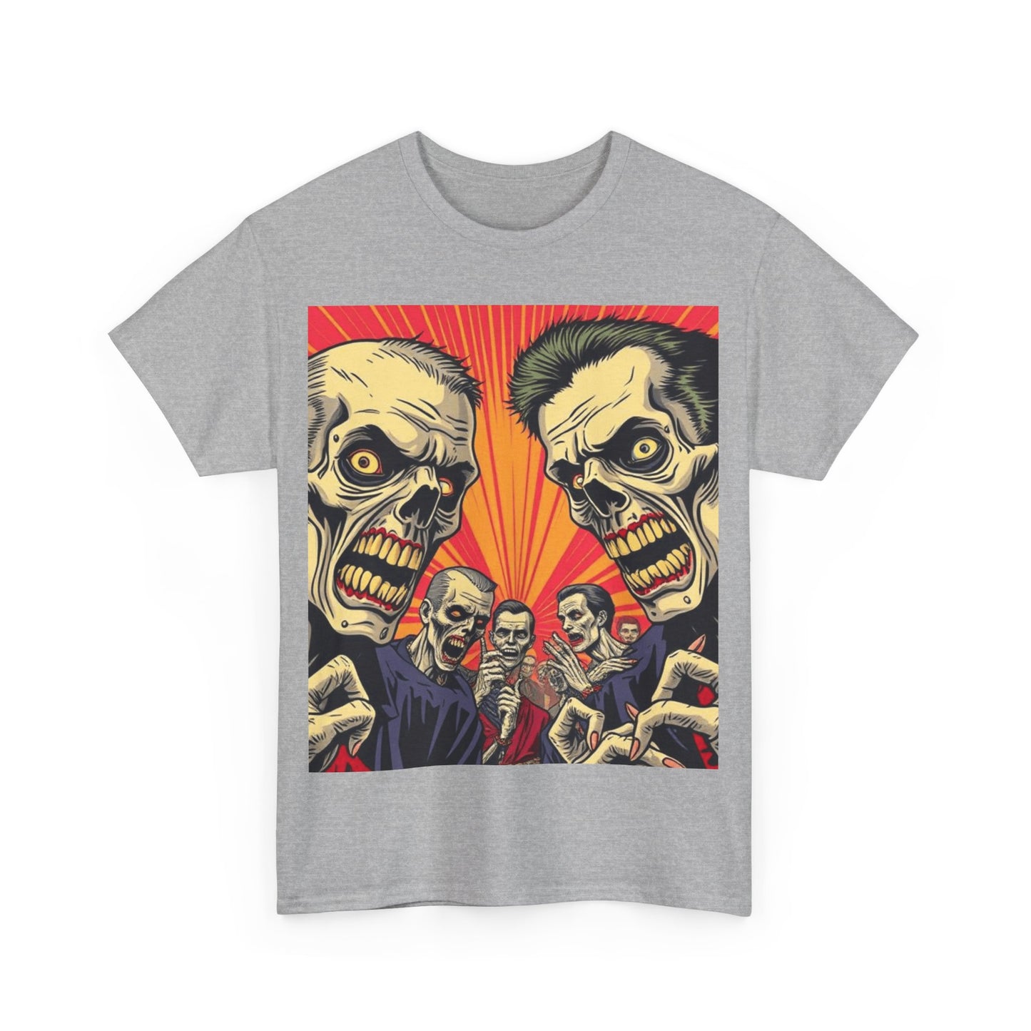 UK - Vintage Horror Graphic Unisex Heavy Cotton Tee
