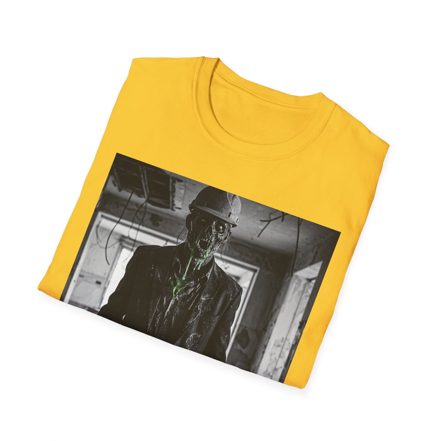 Unisex Softstyle T-Shirt with Creepy Monster Design - Perfect for Halloween and Horror Fans
