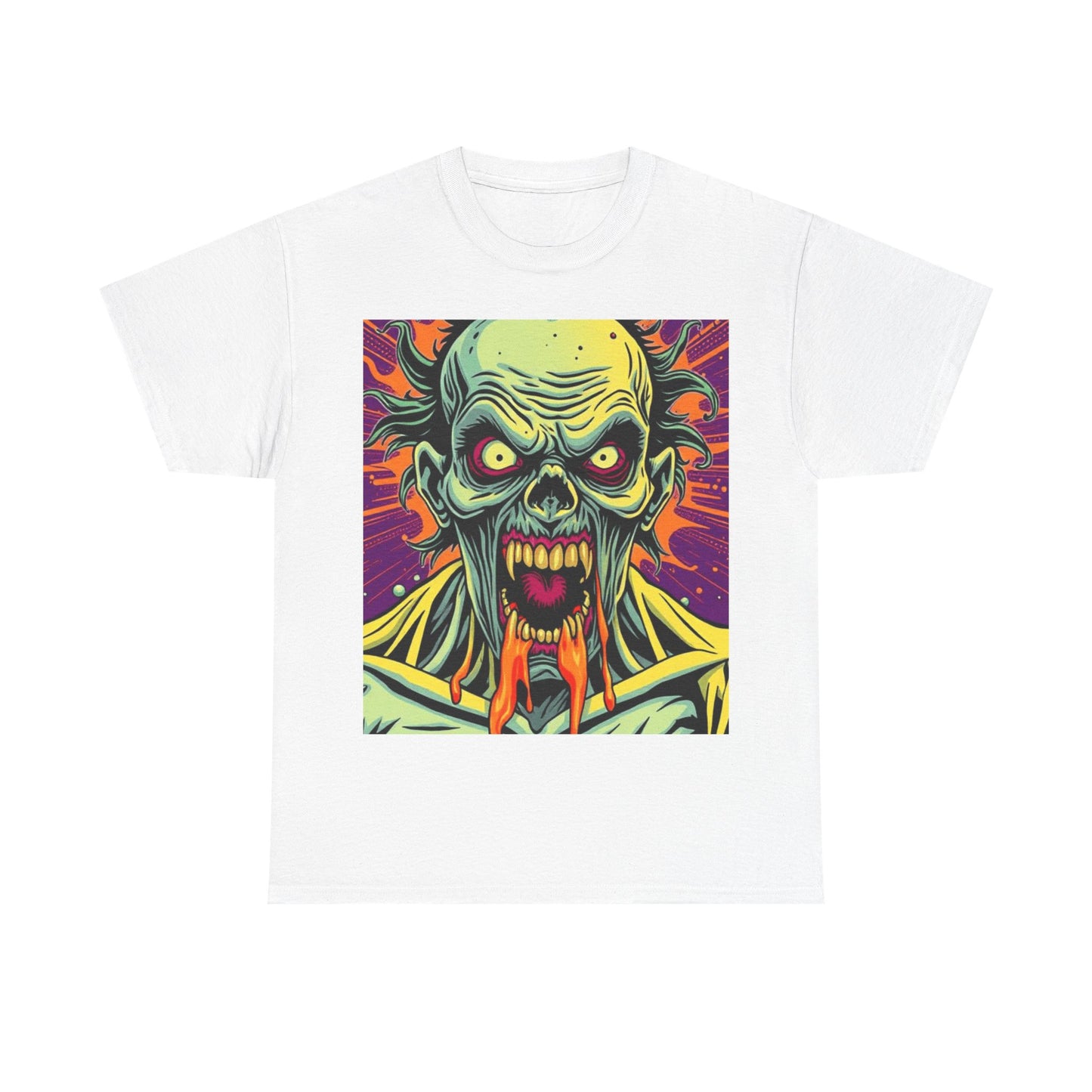 UK - Zombie Graphic Unisex Heavy Cotton Tee