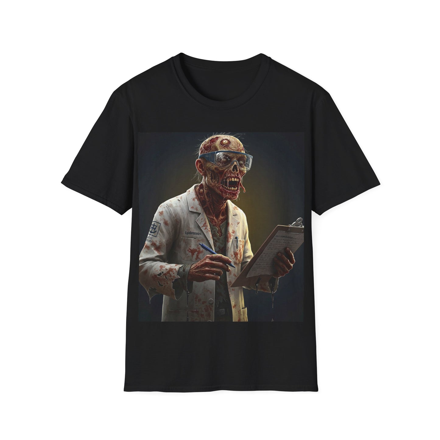 UK - Zombie Doctor Graphic T-Shirt for Horror Fans