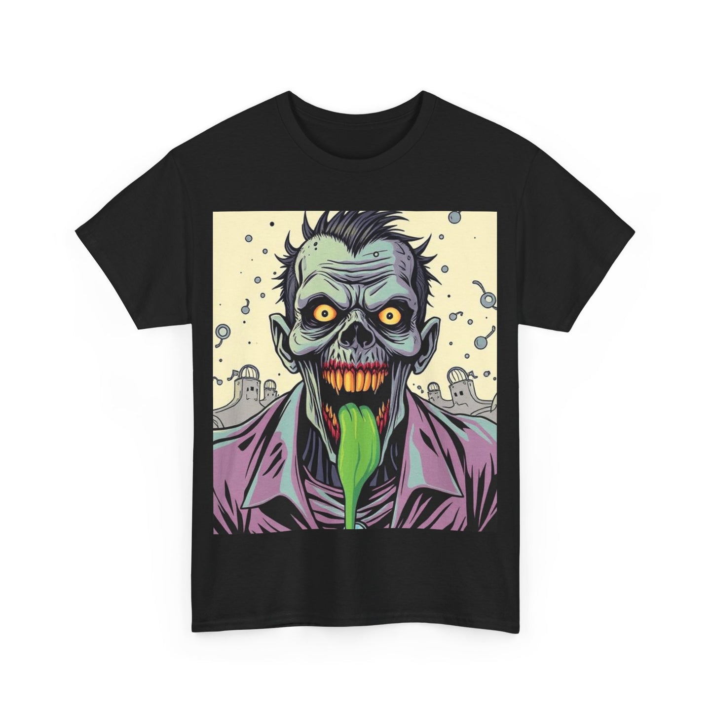 UK - Zombie Graphic Unisex Heavy Cotton Tee