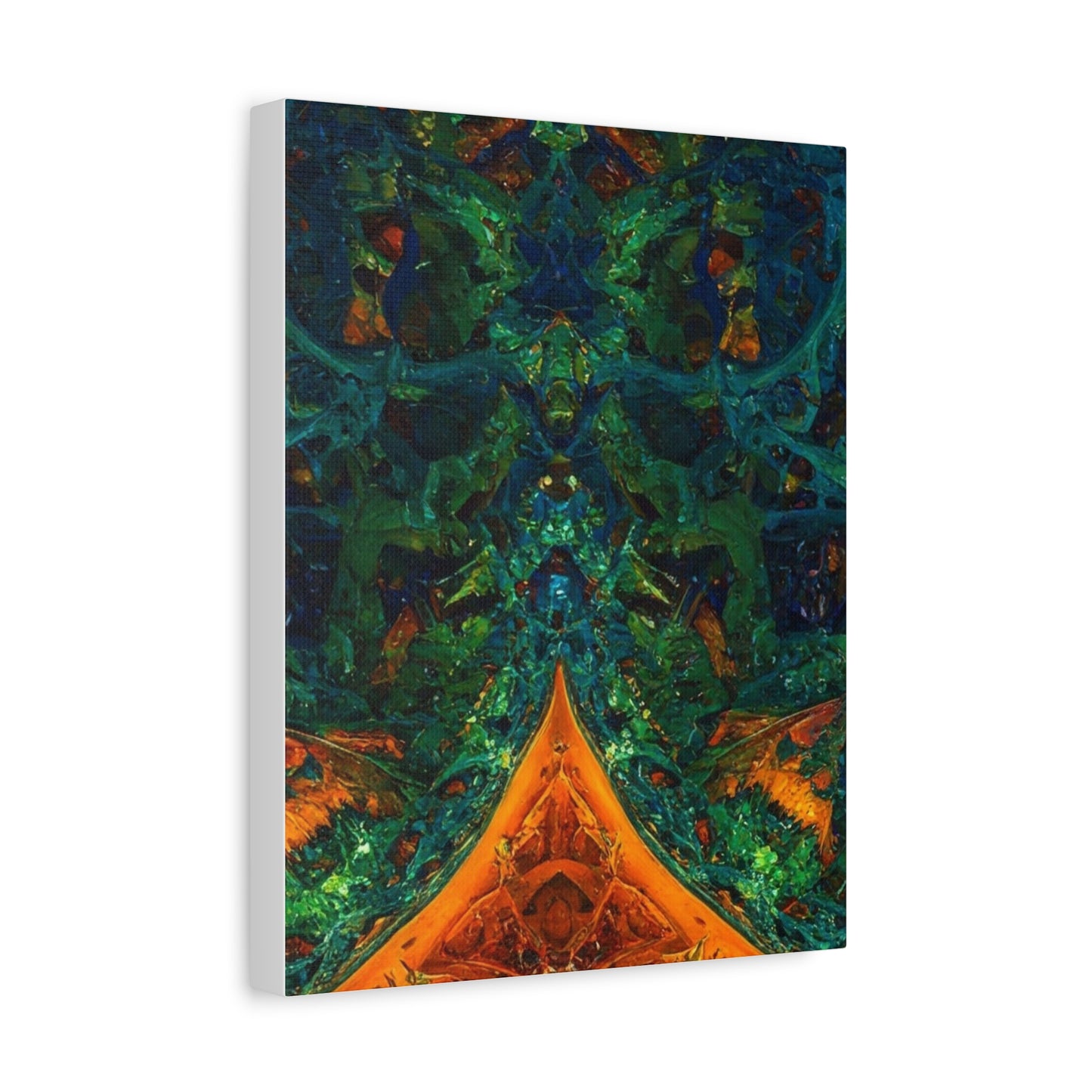 Vibrant Abstract Fractal Art Canvas Print