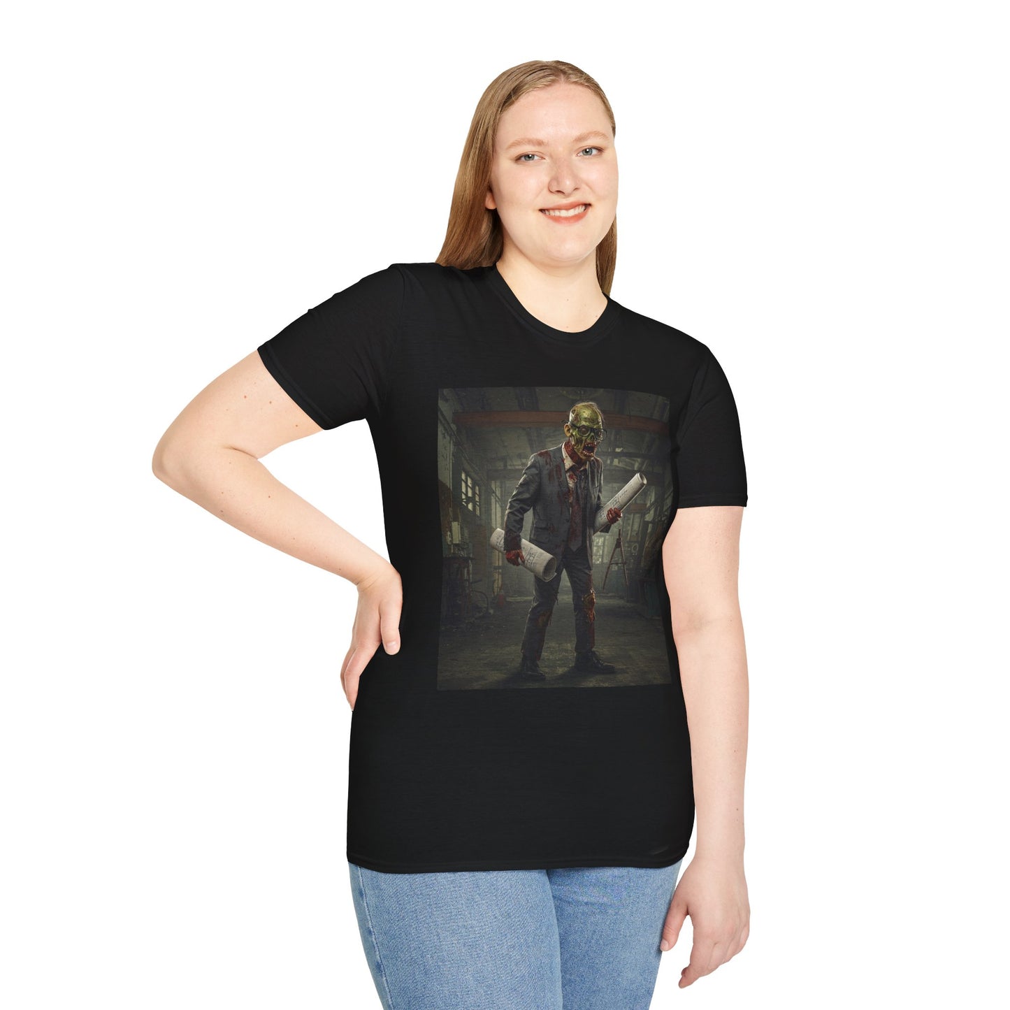 Zombie Apocalypse Unisex Softstyle T-Shirt - Perfect for Halloween and Horror Fans