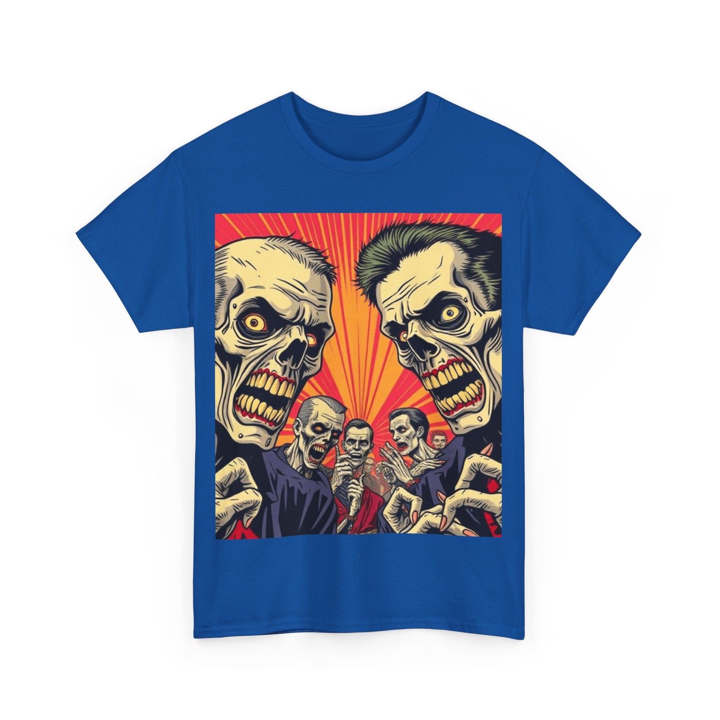 UK - Vintage Horror Graphic Unisex Heavy Cotton Tee