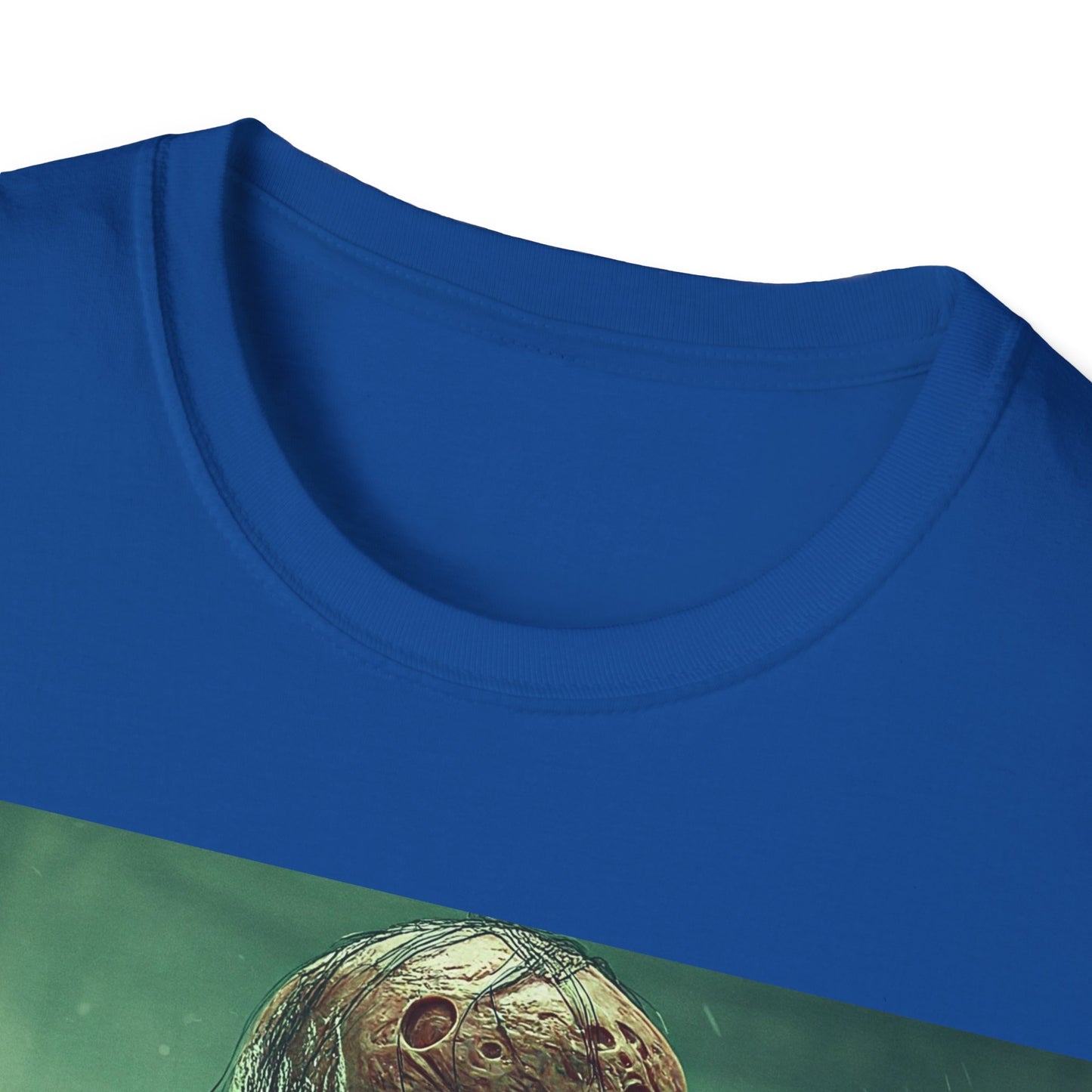 UK - Creepy Skeleton Graphic Unisex Softstyle T-Shirt
