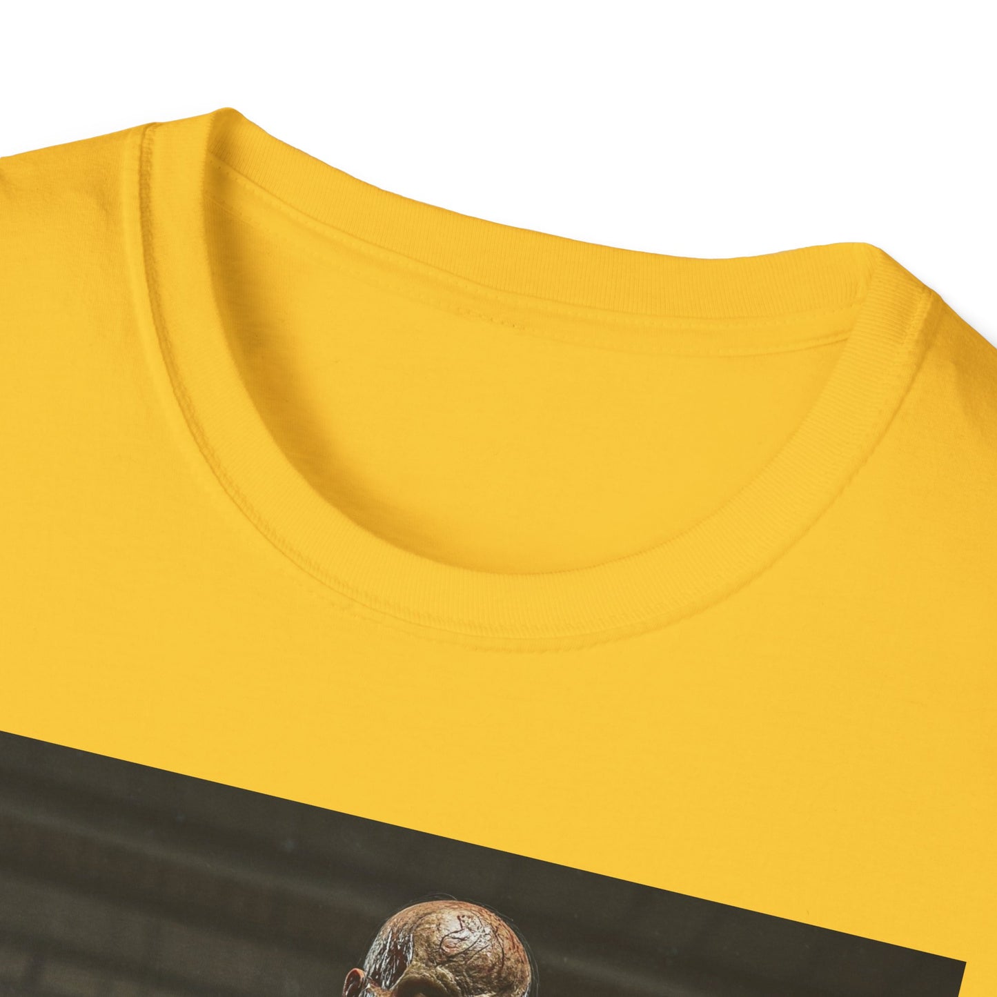 Zombie Graphic Unisex Softstyle T-Shirt - Perfect for Halloween and Horror Fans