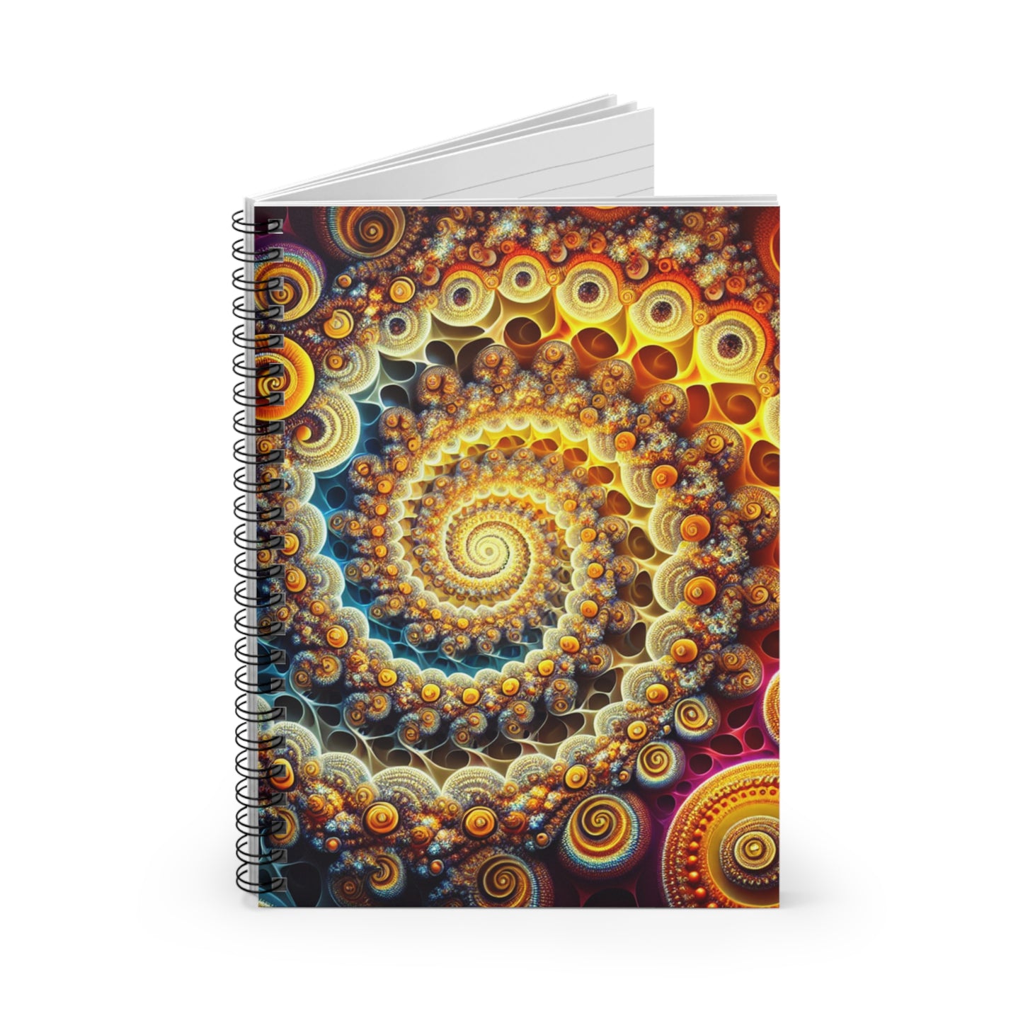 Colorful Spiral Design Spiral Notebook - Perfect for Students and Creatives