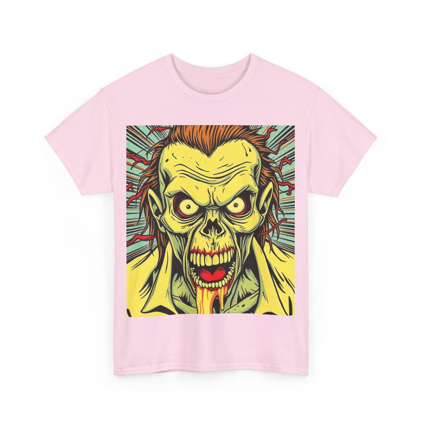 UK - Graphic Zombie Tee - Unisex Heavy Cotton T-Shirt for Horror Fans