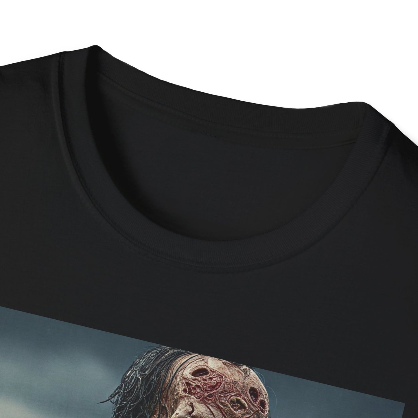 Zombie Horror Unisex Softstyle T-Shirt - Perfect for Halloween and Casual Wear
