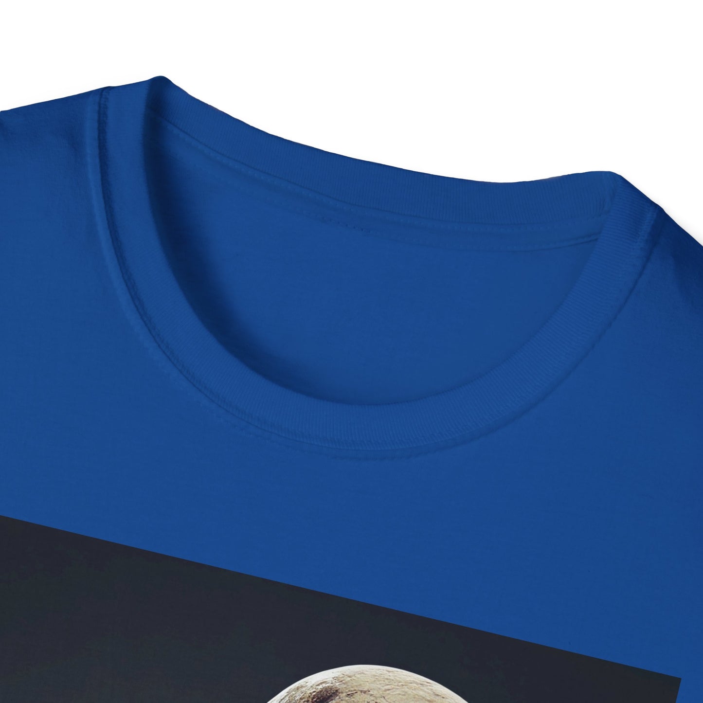 Creepy Skeleton Graphic Unisex Softstyle T-Shirt - Perfect for Halloween & Horror Fans