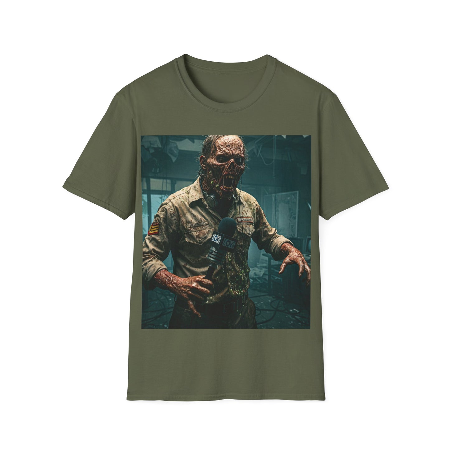 UK - Horror-Inspired Unisex Softstyle T-Shirt - Perfect for Halloween Fans