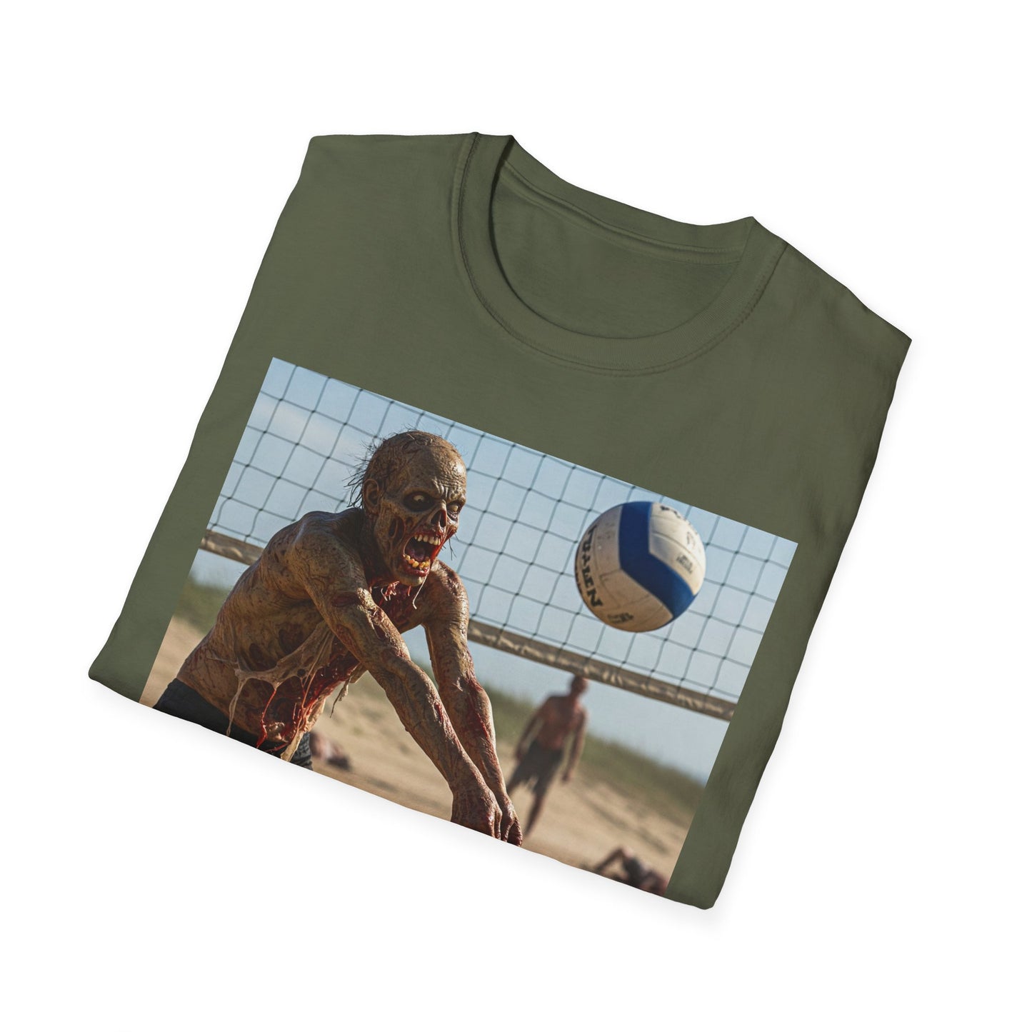 Beach Volleyball Unisex Softstyle T-Shirt - Perfect for Summer Fun and Sports Lovers