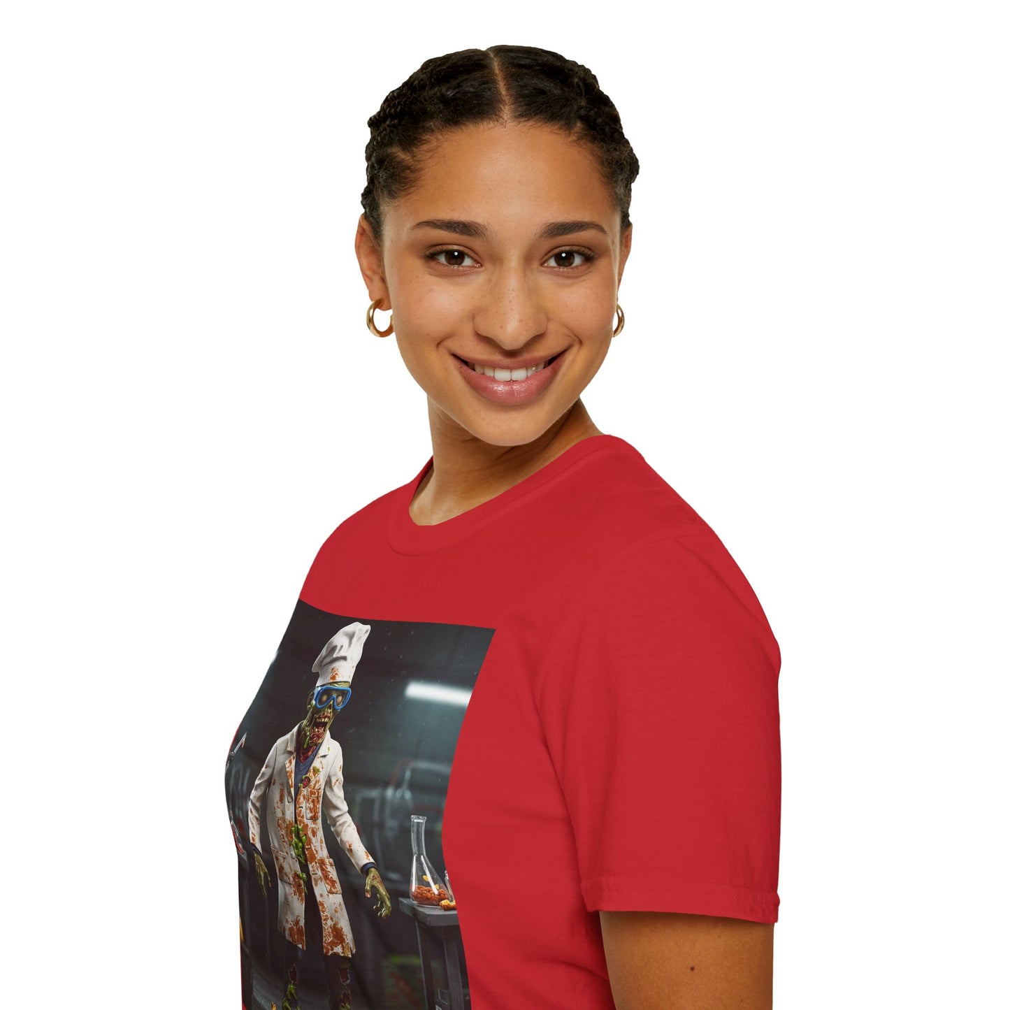 Zombie Chef Unisex Softstyle T-Shirt - Fun Halloween Casualwear