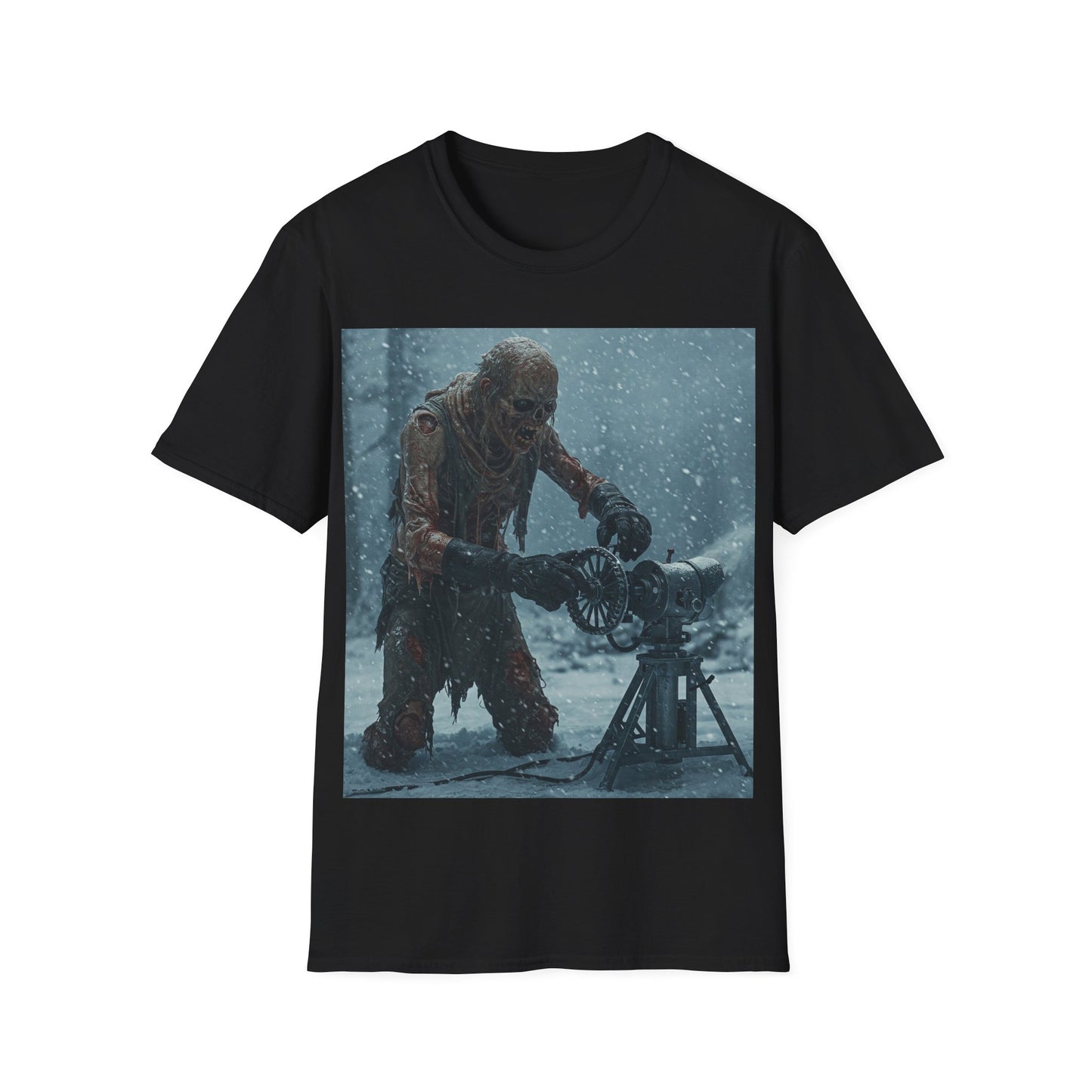 UK - Unisex Softstyle T-Shirt | Snowy Scene Fan Tee