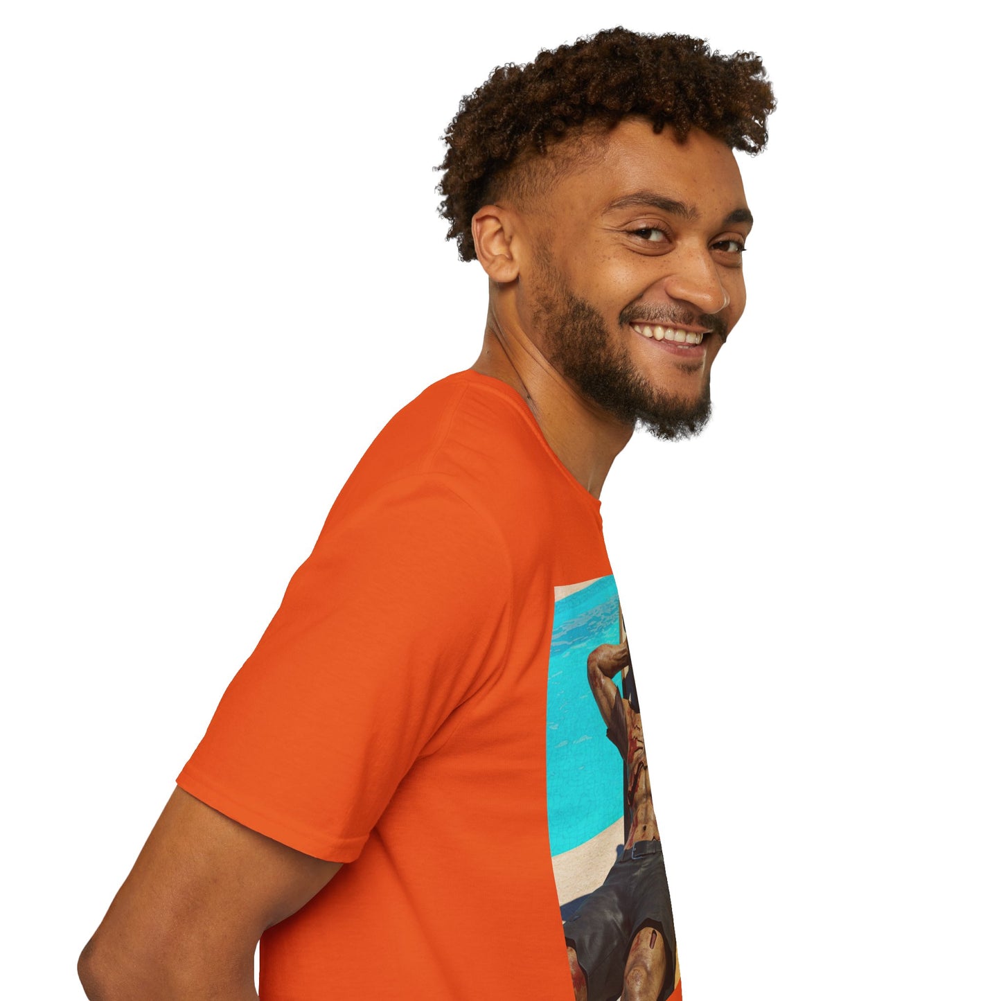 Zombie Relaxation Unisex Softstyle T-Shirt - Perfect for Halloween and Casual Outings