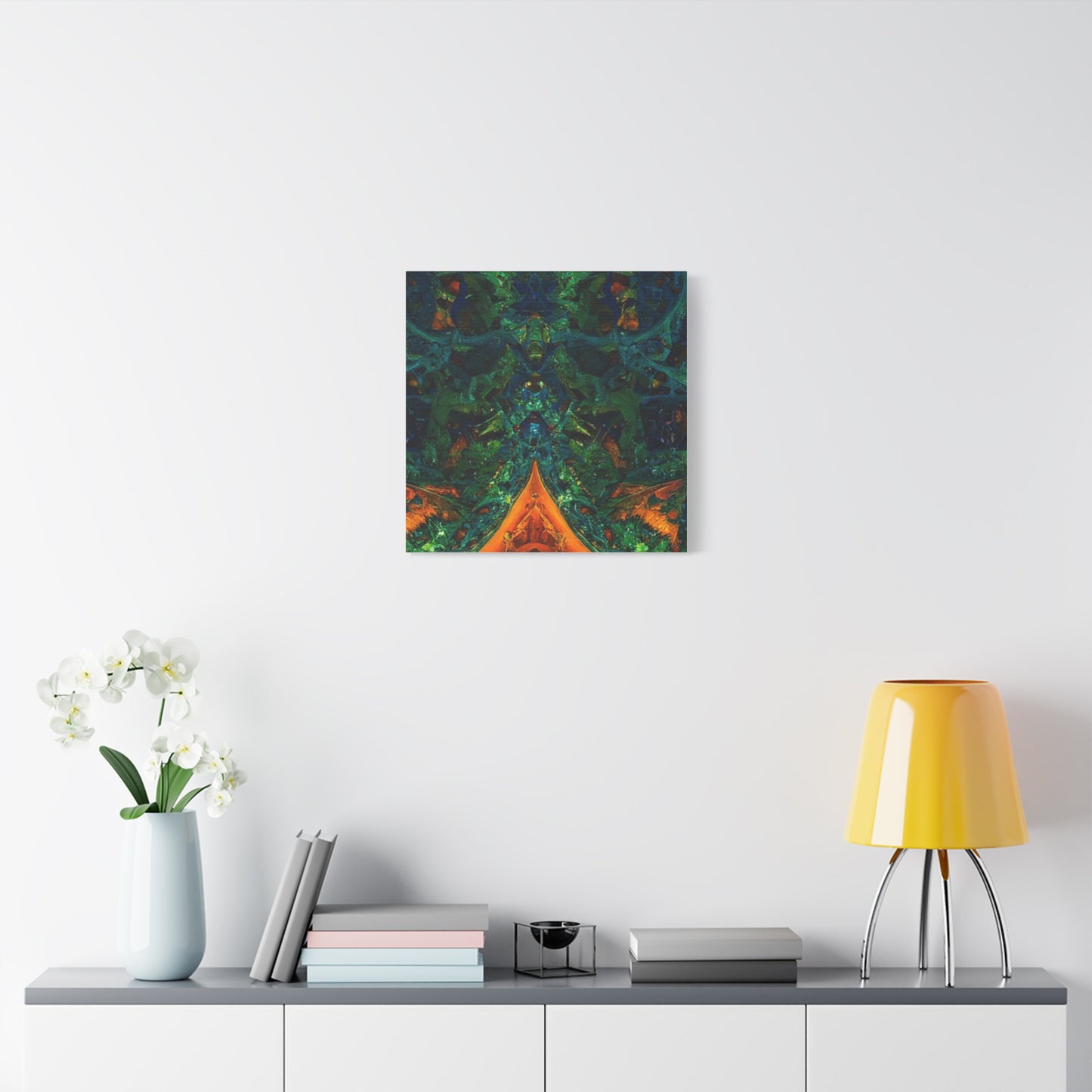 Vibrant Abstract Fractal Art Canvas Print