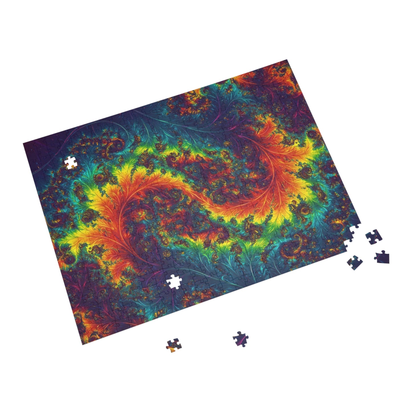 071- Fractal Puzzle (96, 252, 500, 1000-Piece) - Fun Family Activity and Gift