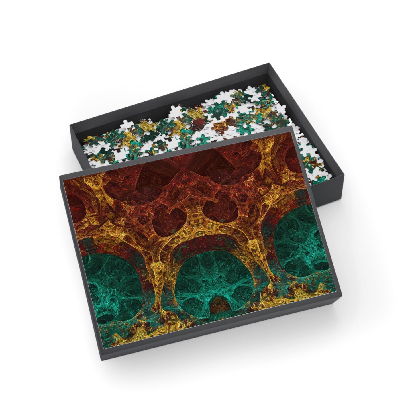 Abstract Fractal Art Puzzle - 96, 252, 500, 1000-Piece Options