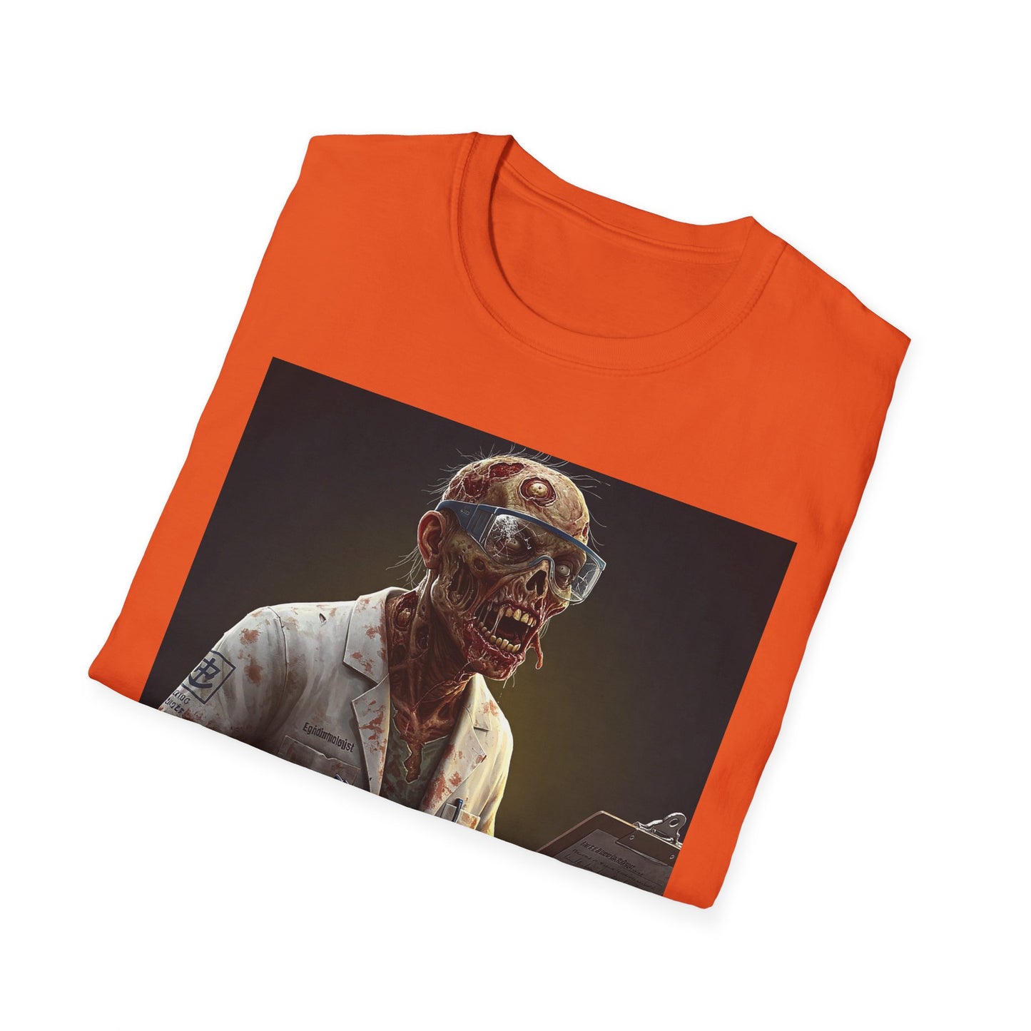 Zombie Doctor Graphic T-Shirt for Horror Fans