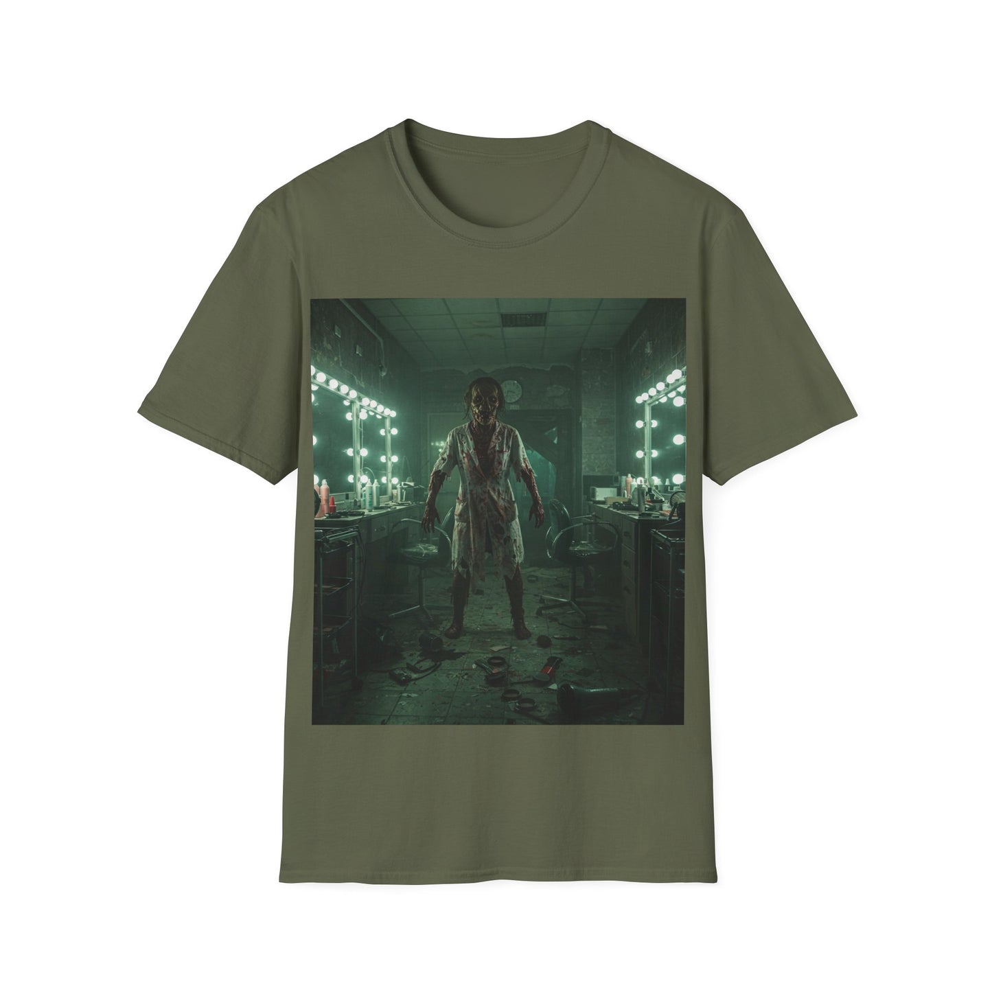 UK - Creepy Horror Unisex Softstyle T-Shirt - Perfect for Halloween