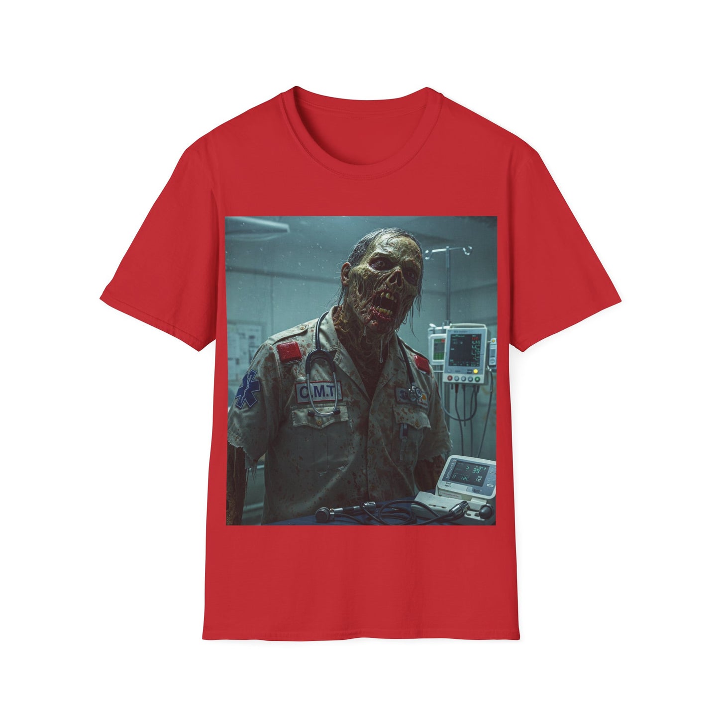 UK - Unisex Horror Graphic T-Shirt - Creepy Zombie Design