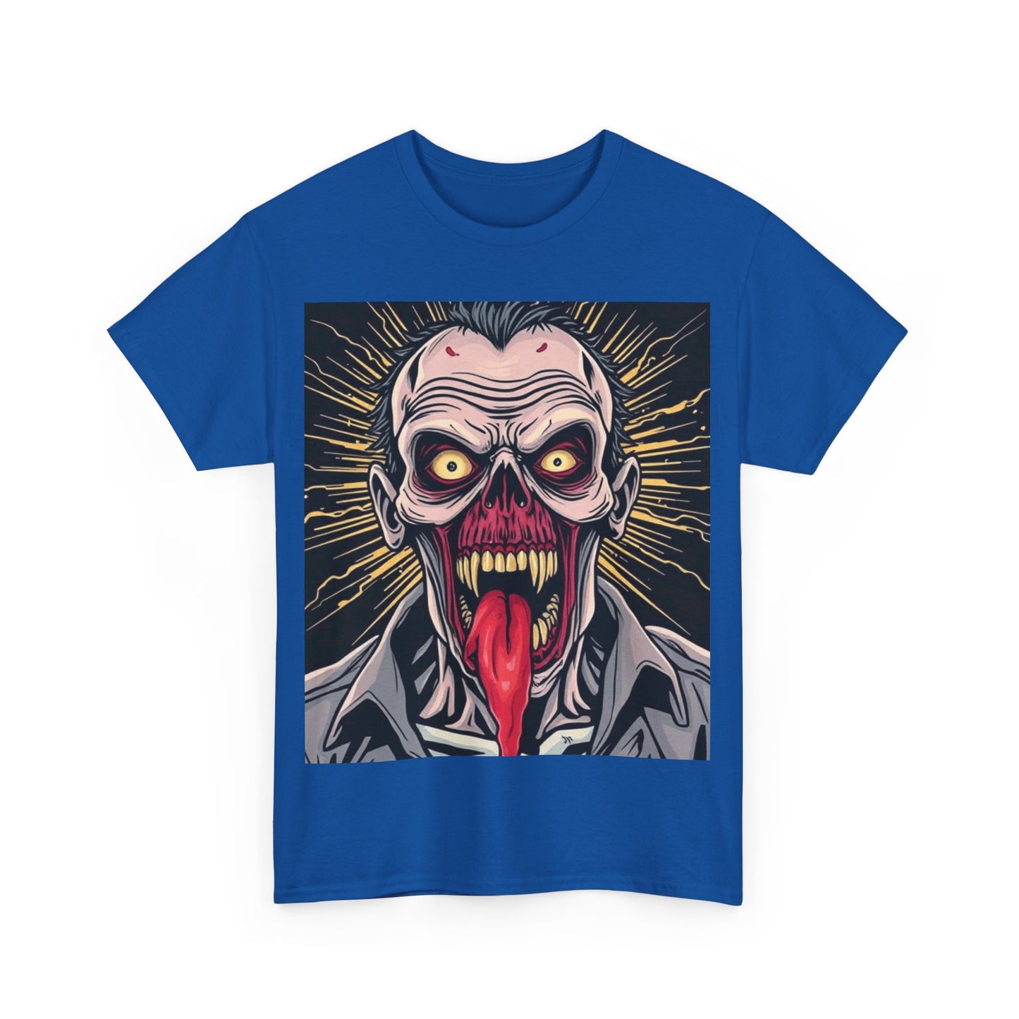 UK - Vintage Horror Graphic Unisex Heavy Cotton Tee